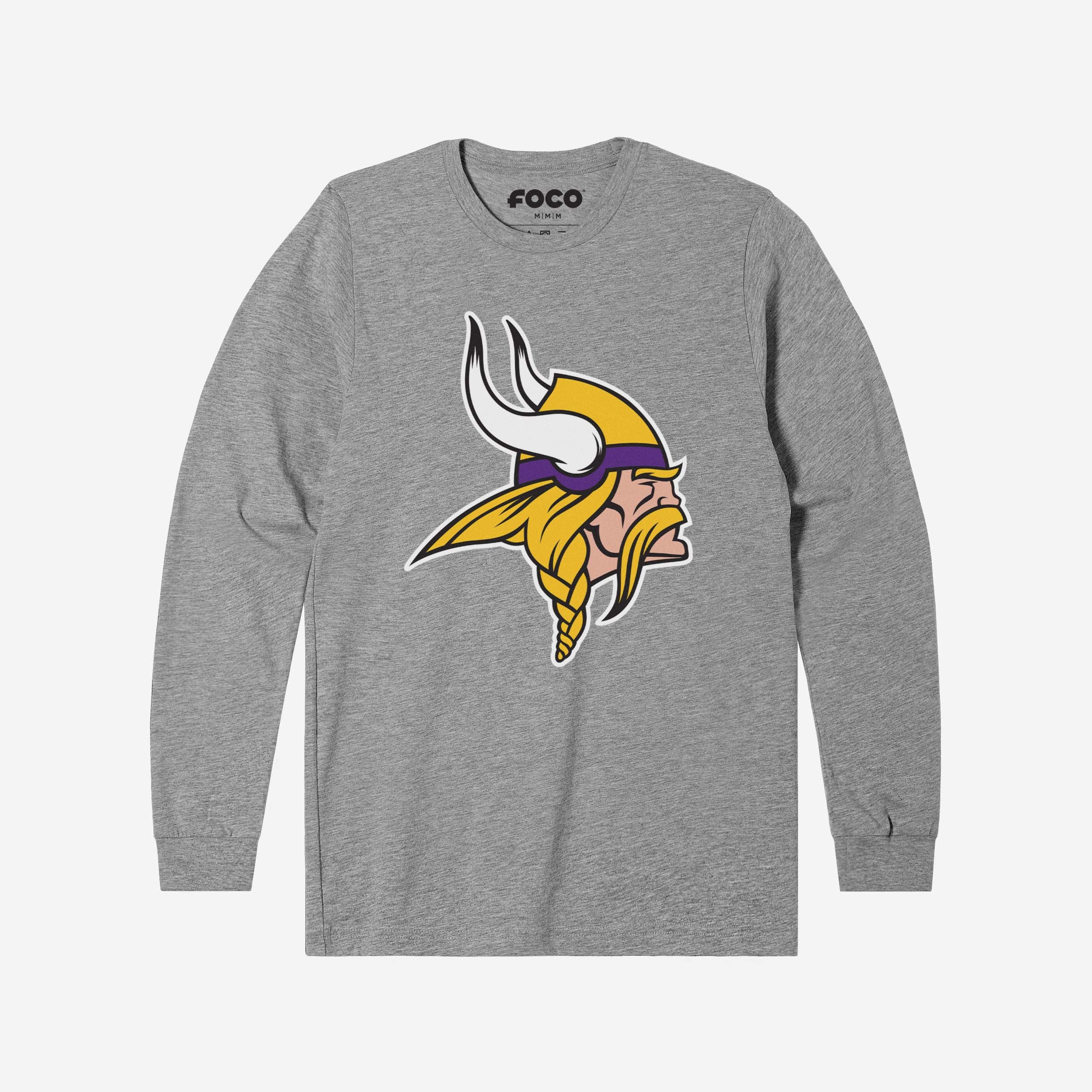 Minnesota Vikings Primary Logo Long Sleeve T-Shirt - Image 9