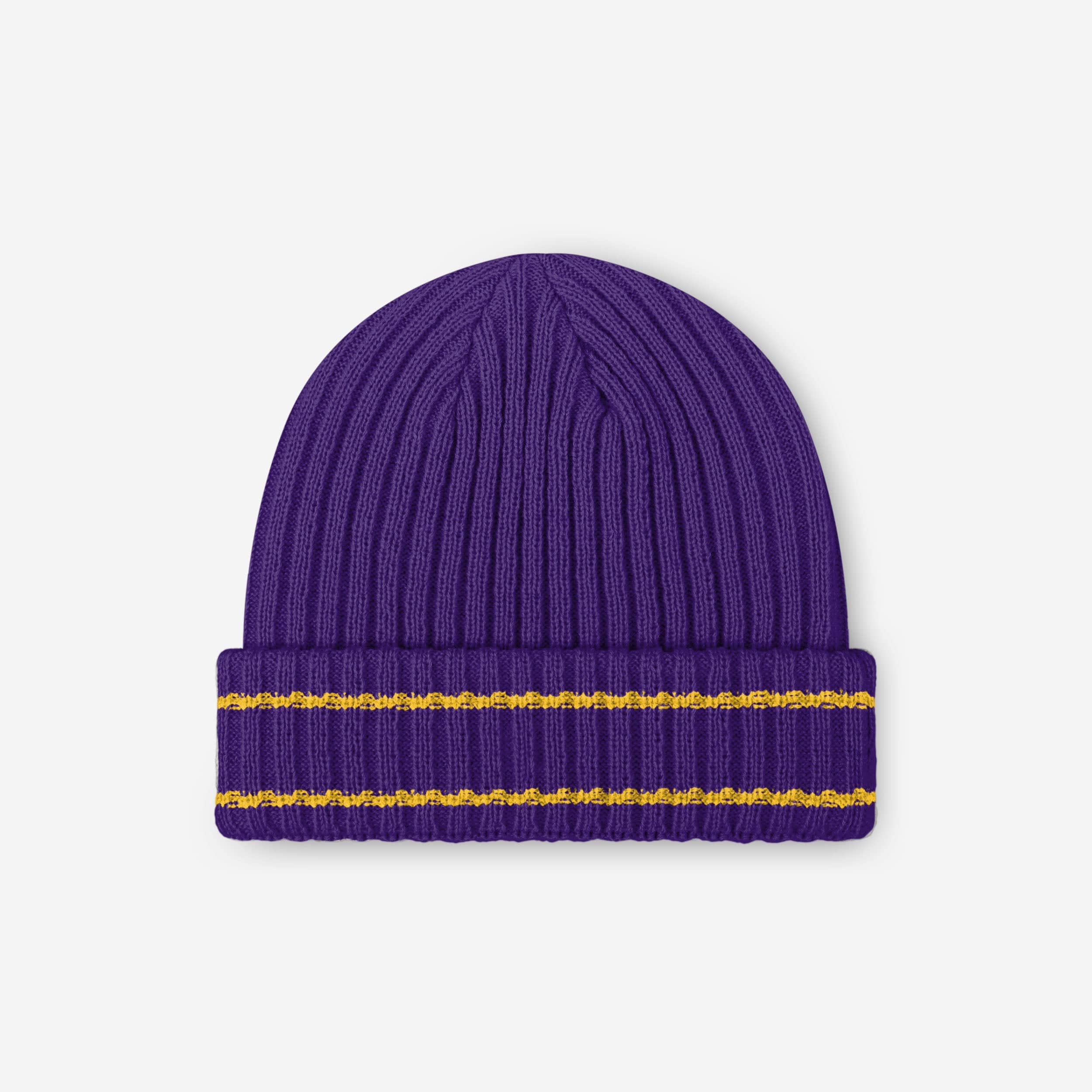 Minnesota Vikings Primary Logo Ribbed Beanie - Image 2