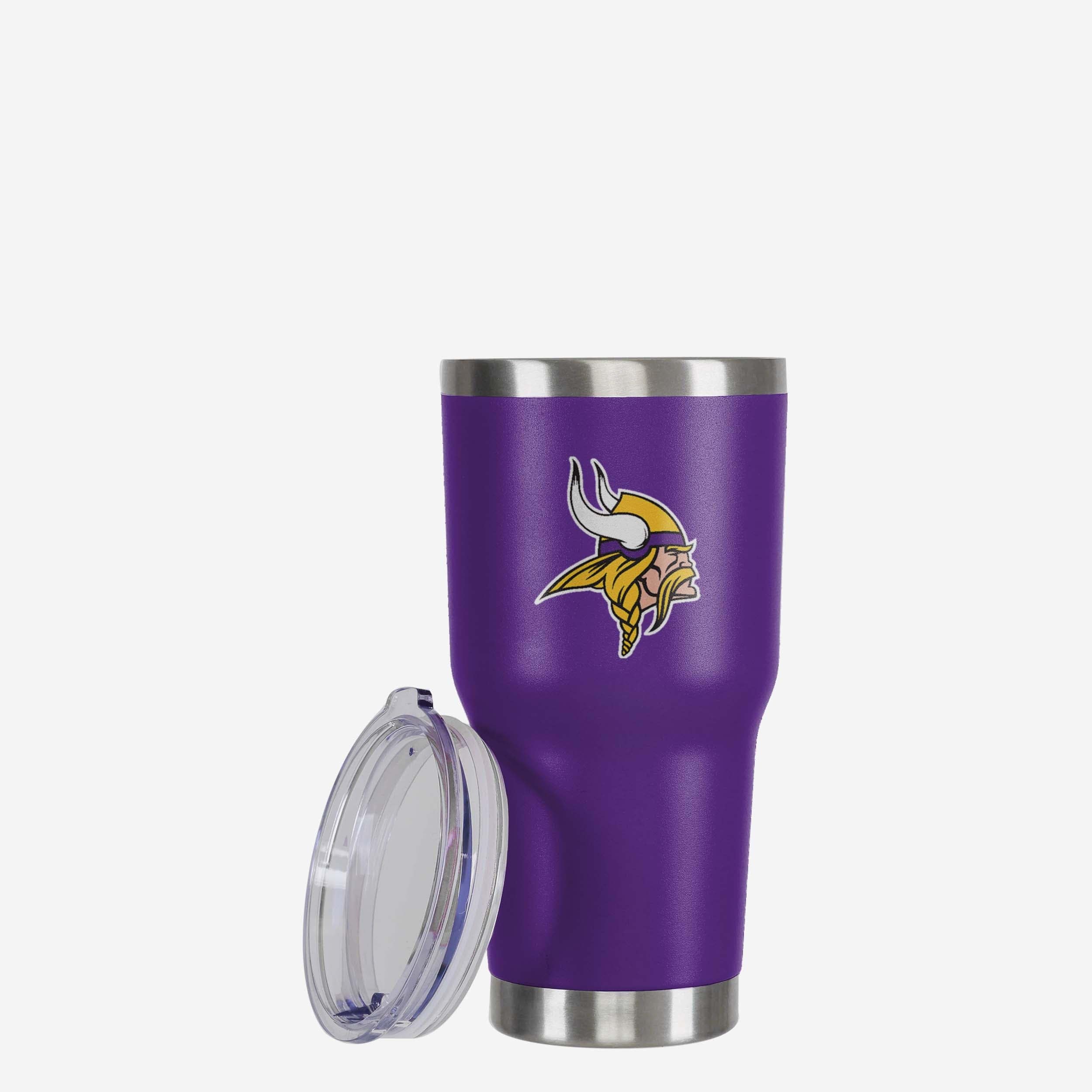 Minnesota Vikings Purple Team Logo 30 oz Tumbler - Image 3