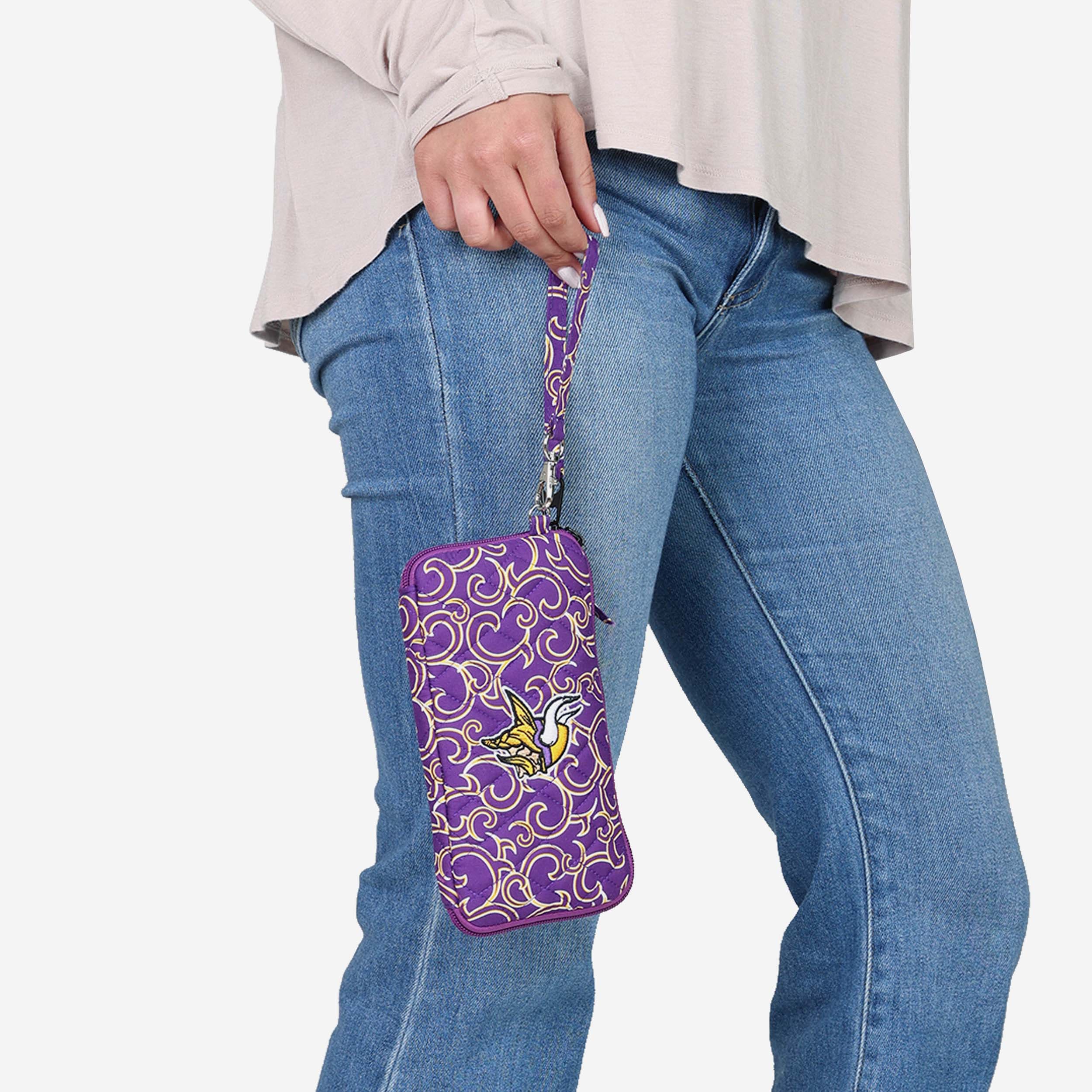Minnesota Vikings Quilted Printed Wristlet - Image 2