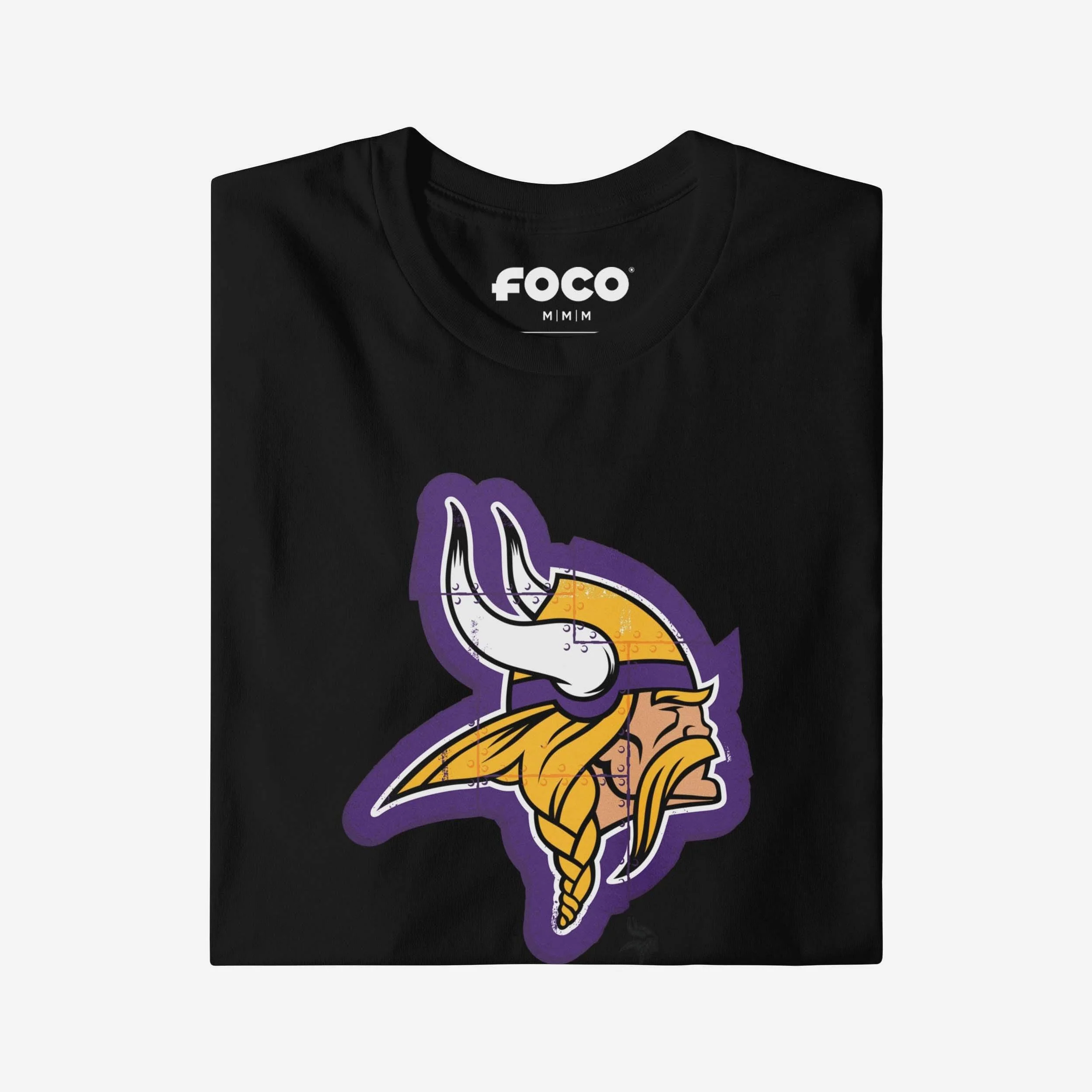 Minnesota Vikings Rivet Logo T-Shirt - Image 3