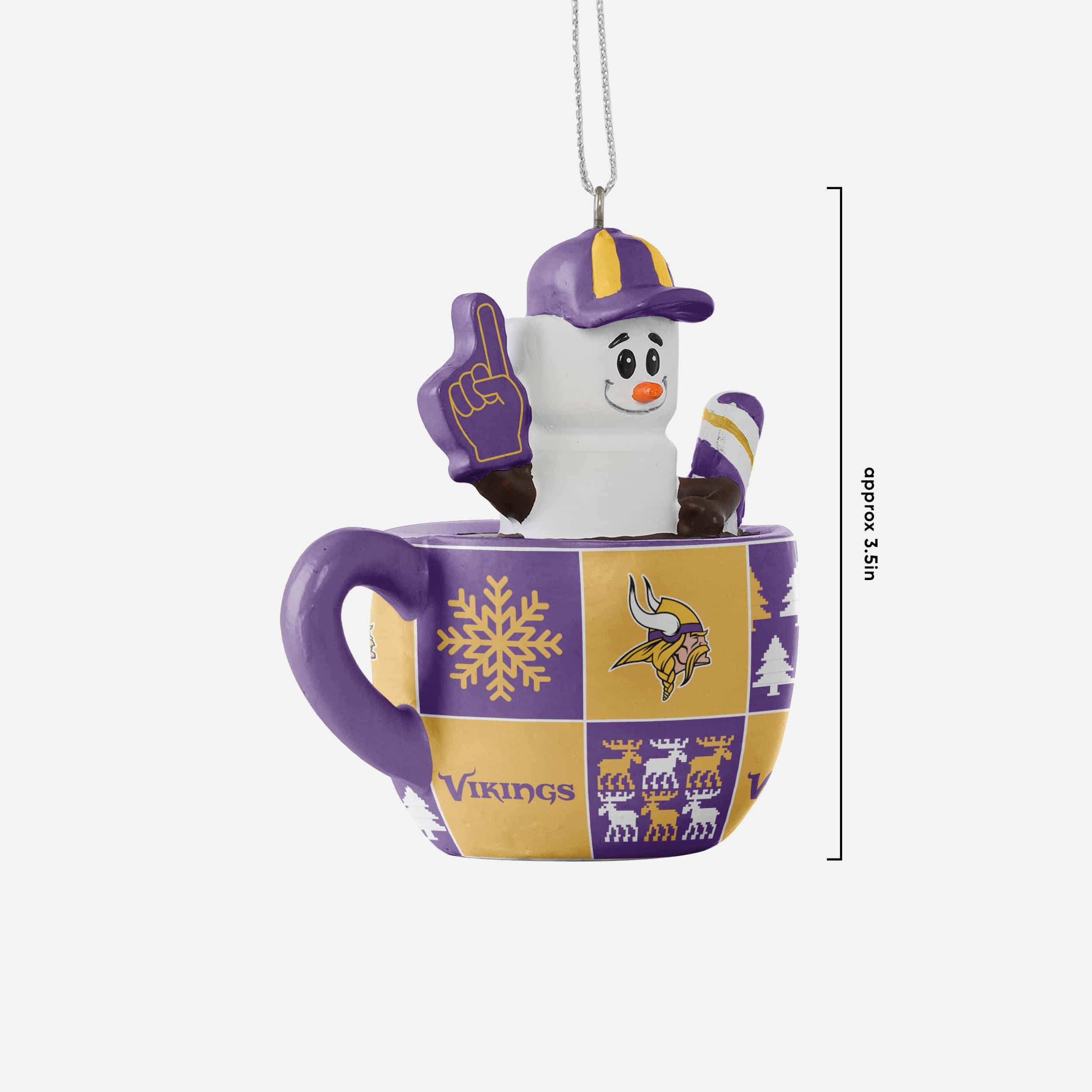 Minnesota Vikings Smores Mug Ornament - Image 3