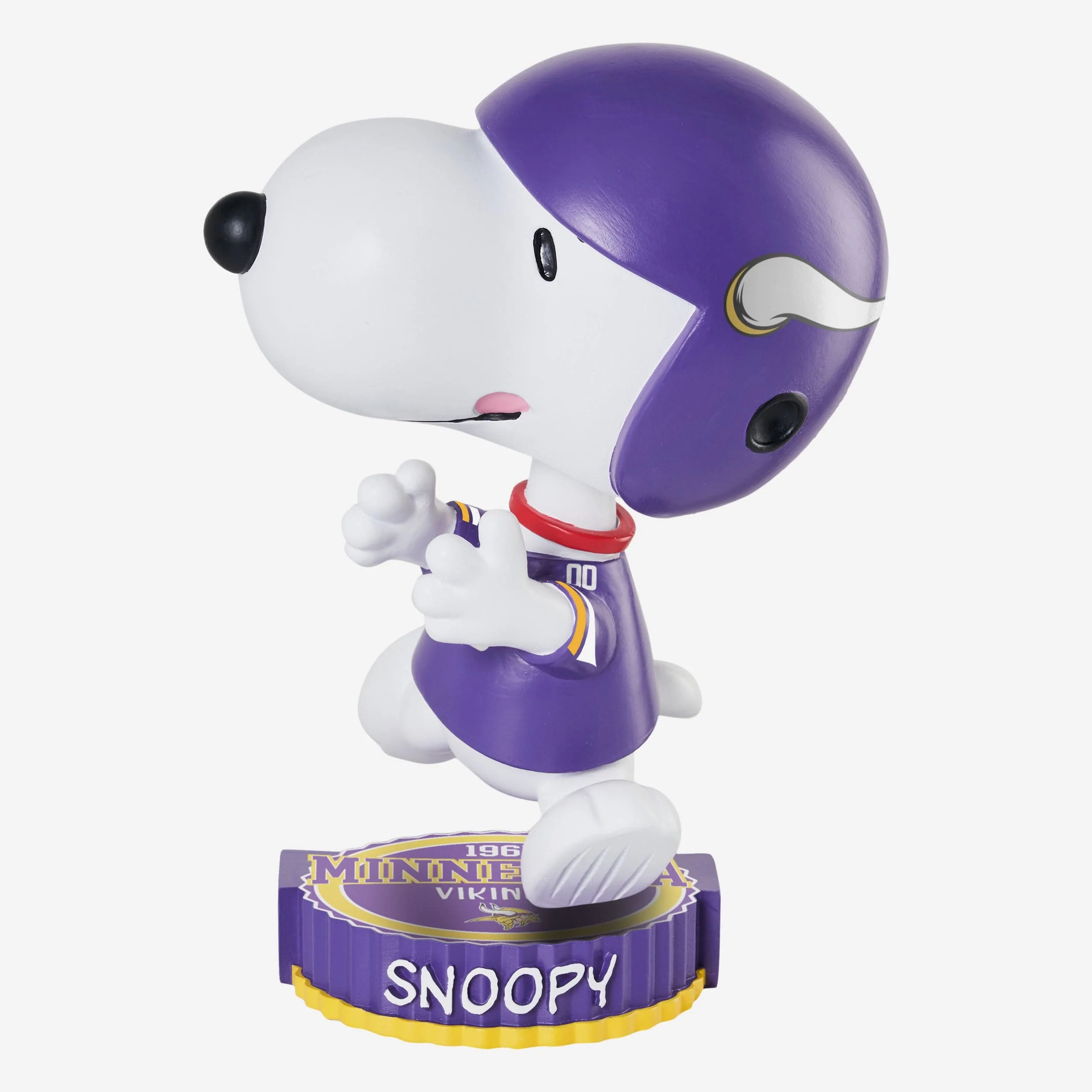 Minnesota Vikings Snoopy Peanuts Bighead Bobblehead