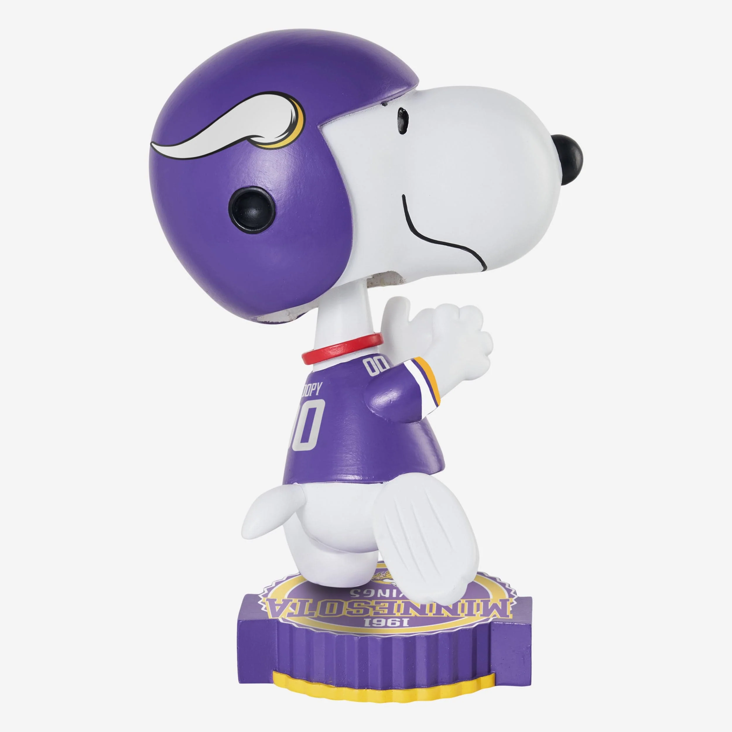 Minnesota Vikings Snoopy Peanuts Bighead Bobblehead - Image 5
