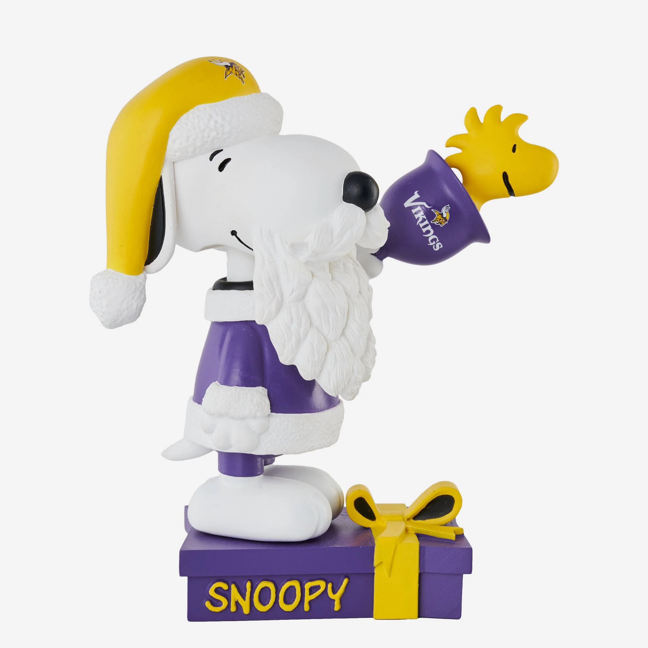 Minnesota Vikings Snoopy & Woodstock Peanuts Christmas Special Bobblehead