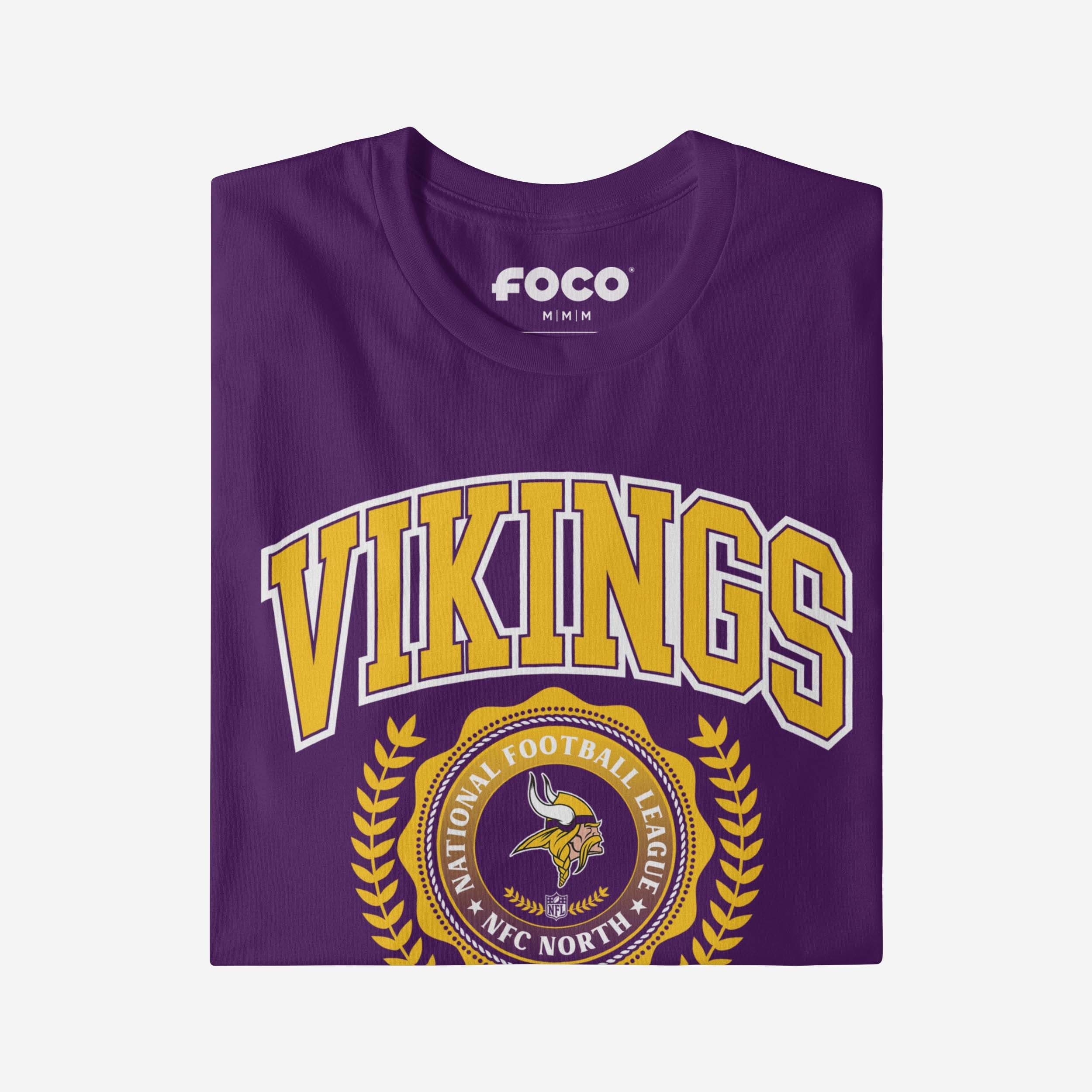 Minnesota Vikings Team Crest T-Shirt - Image 3