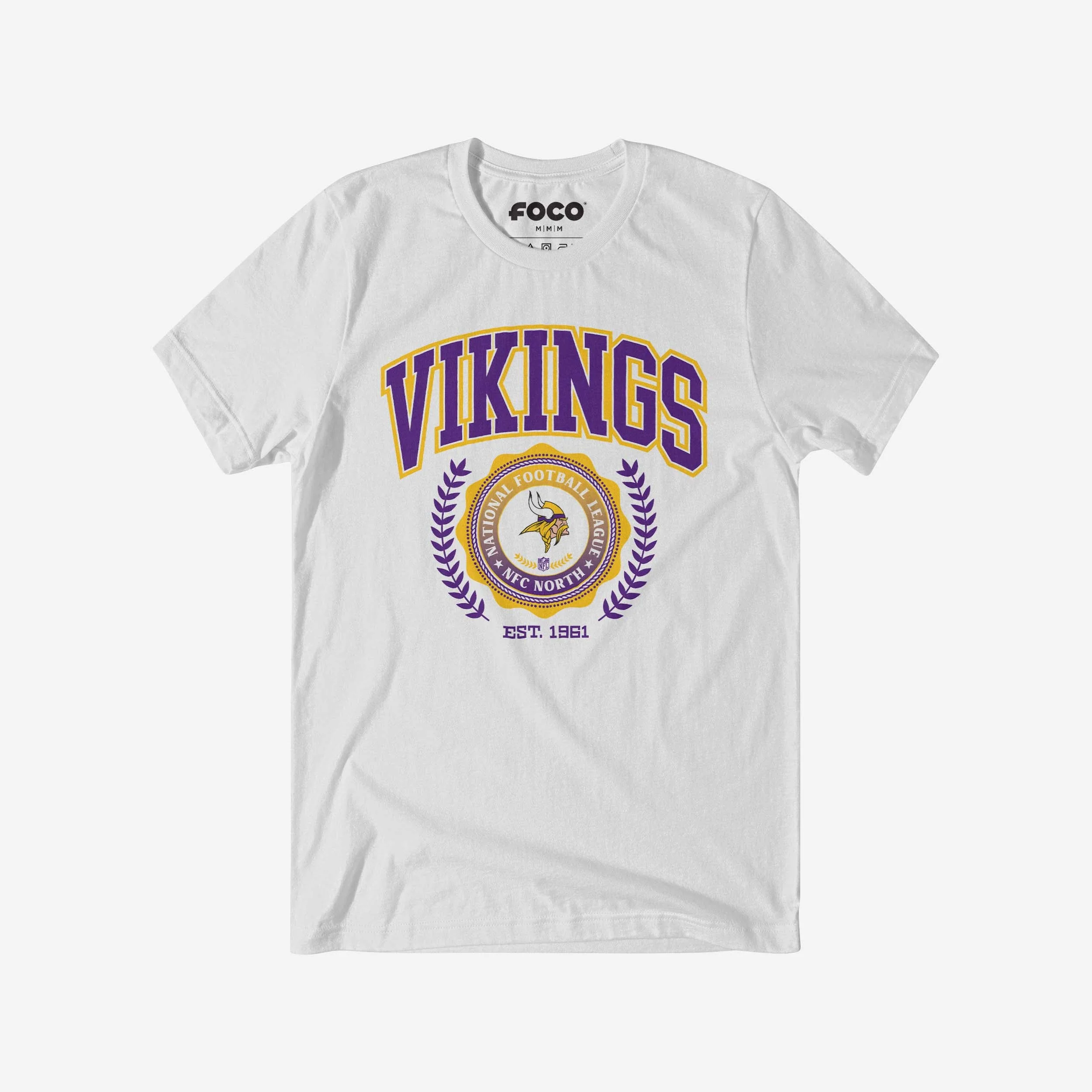 Minnesota Vikings Team Crest T-Shirt - Image 4