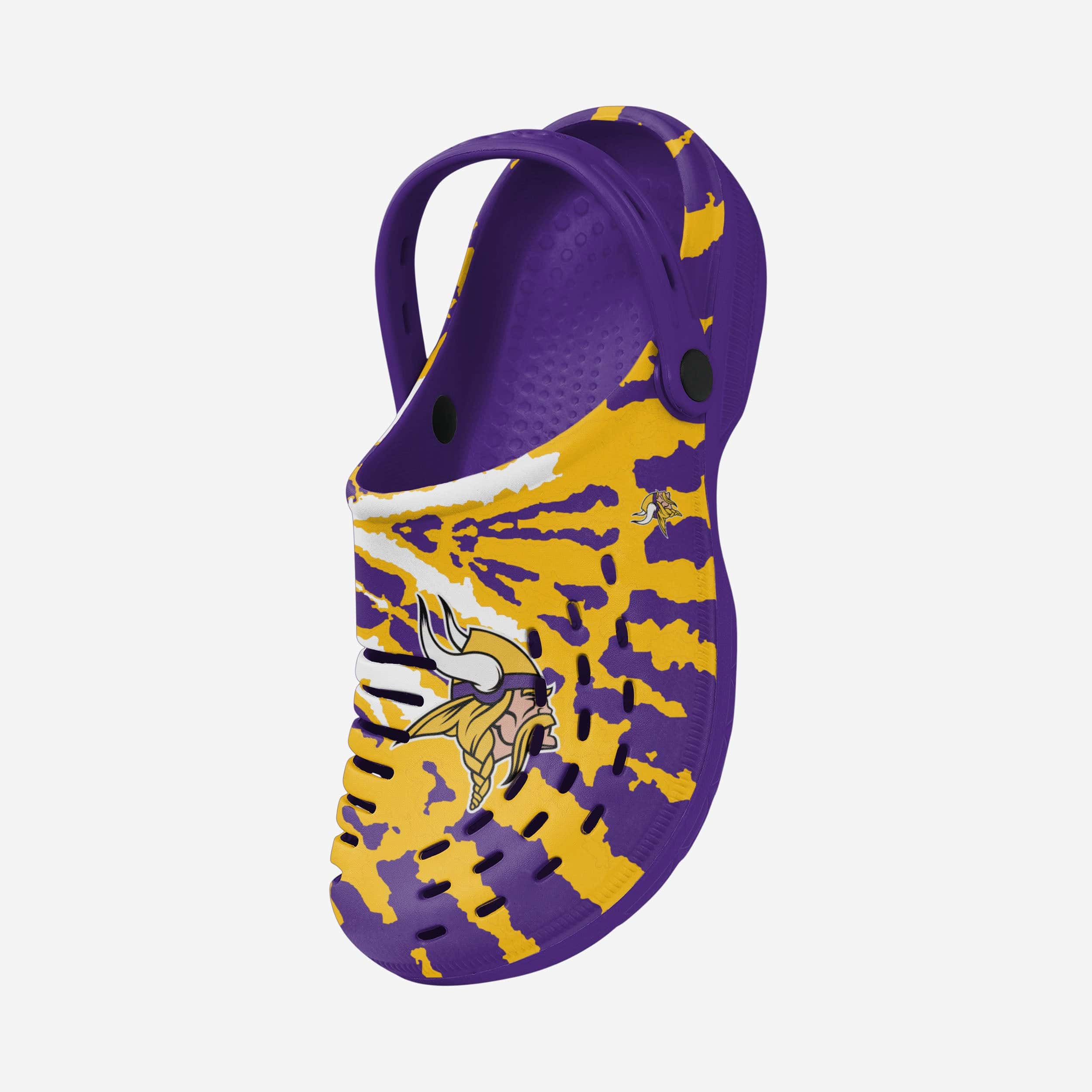Minnesota Vikings Tie-Dye Clog With Strap - Image 2
