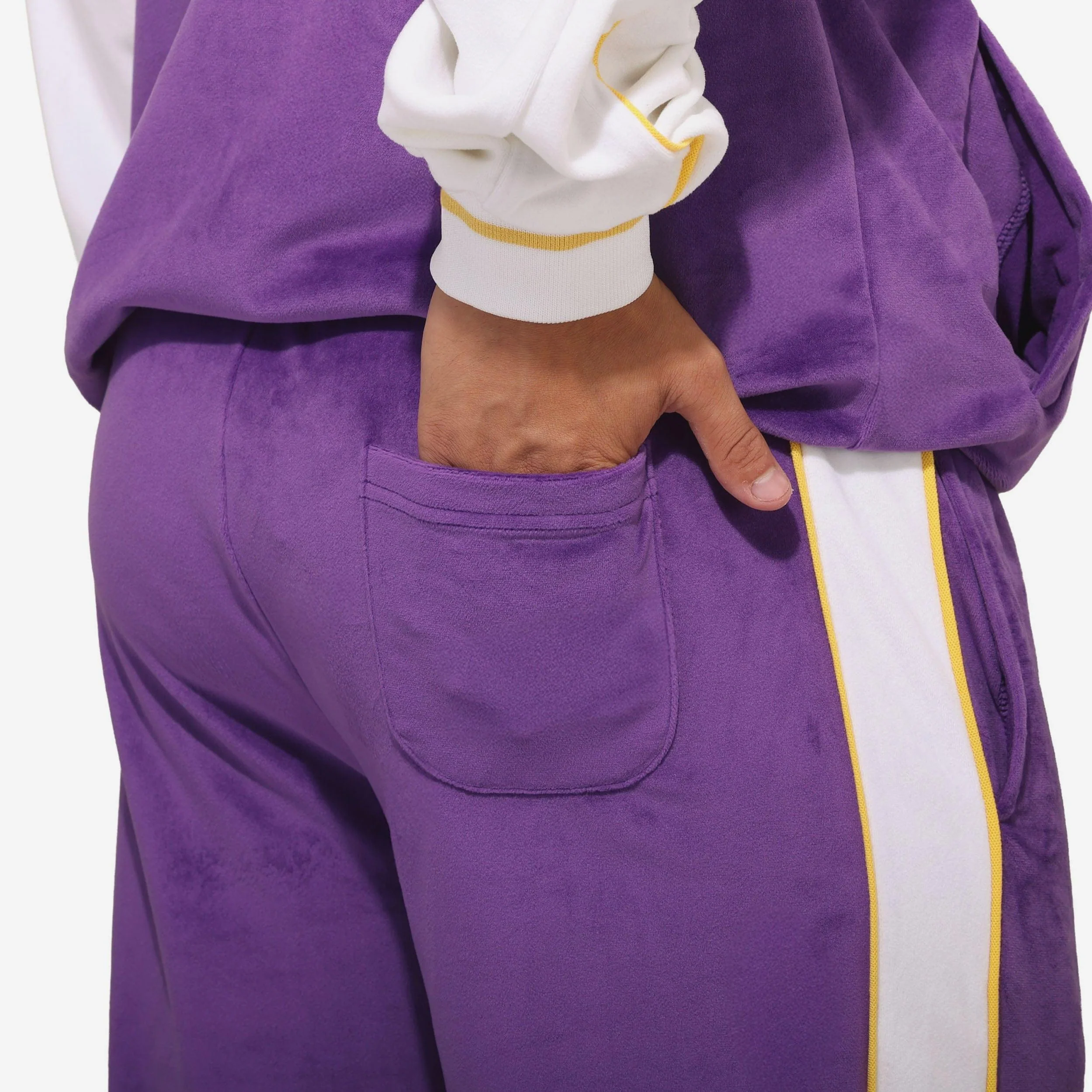 Minnesota Vikings Two Tone Velour Pants - Image 4