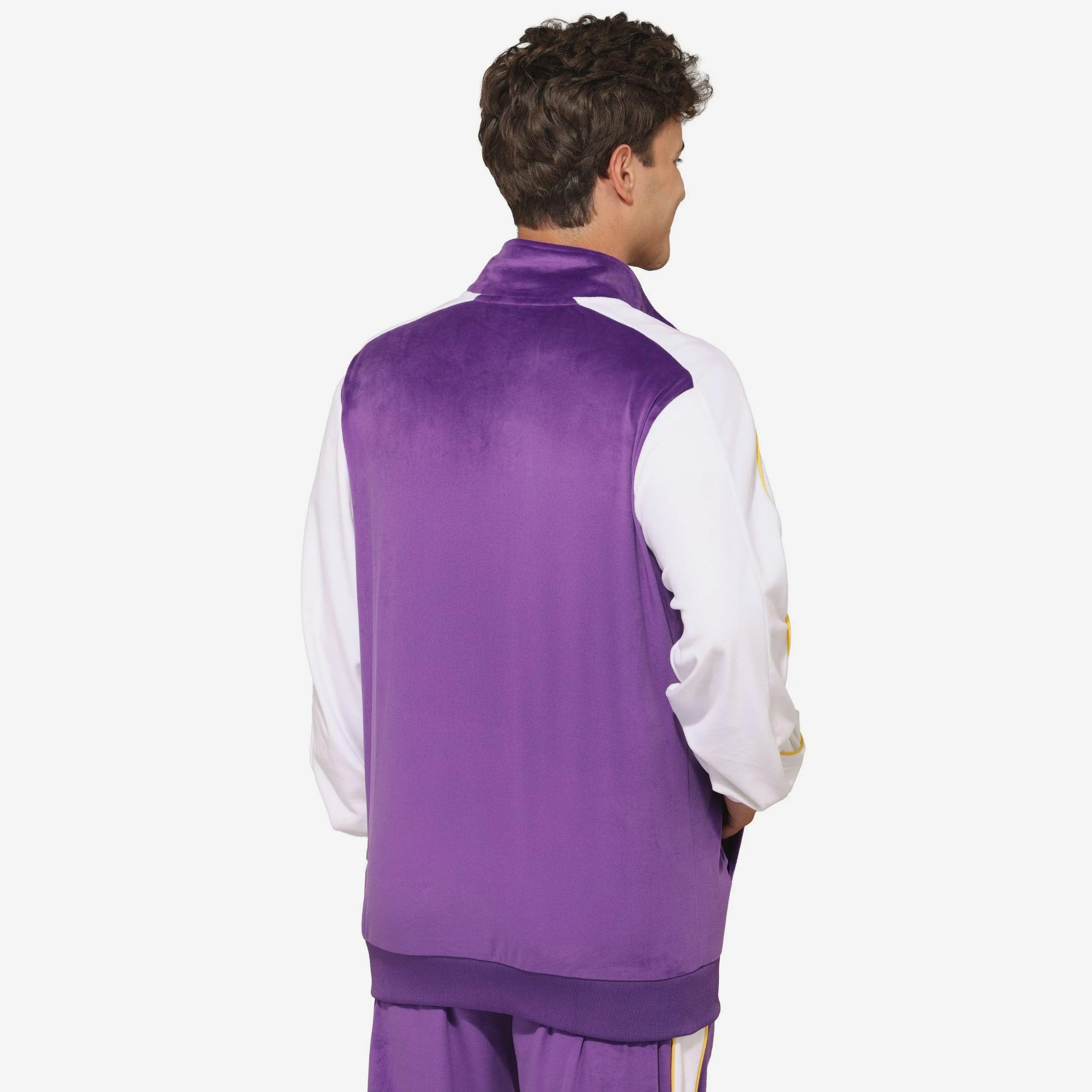 Minnesota Vikings Two Tone Velour Zip Up Top - Image 2