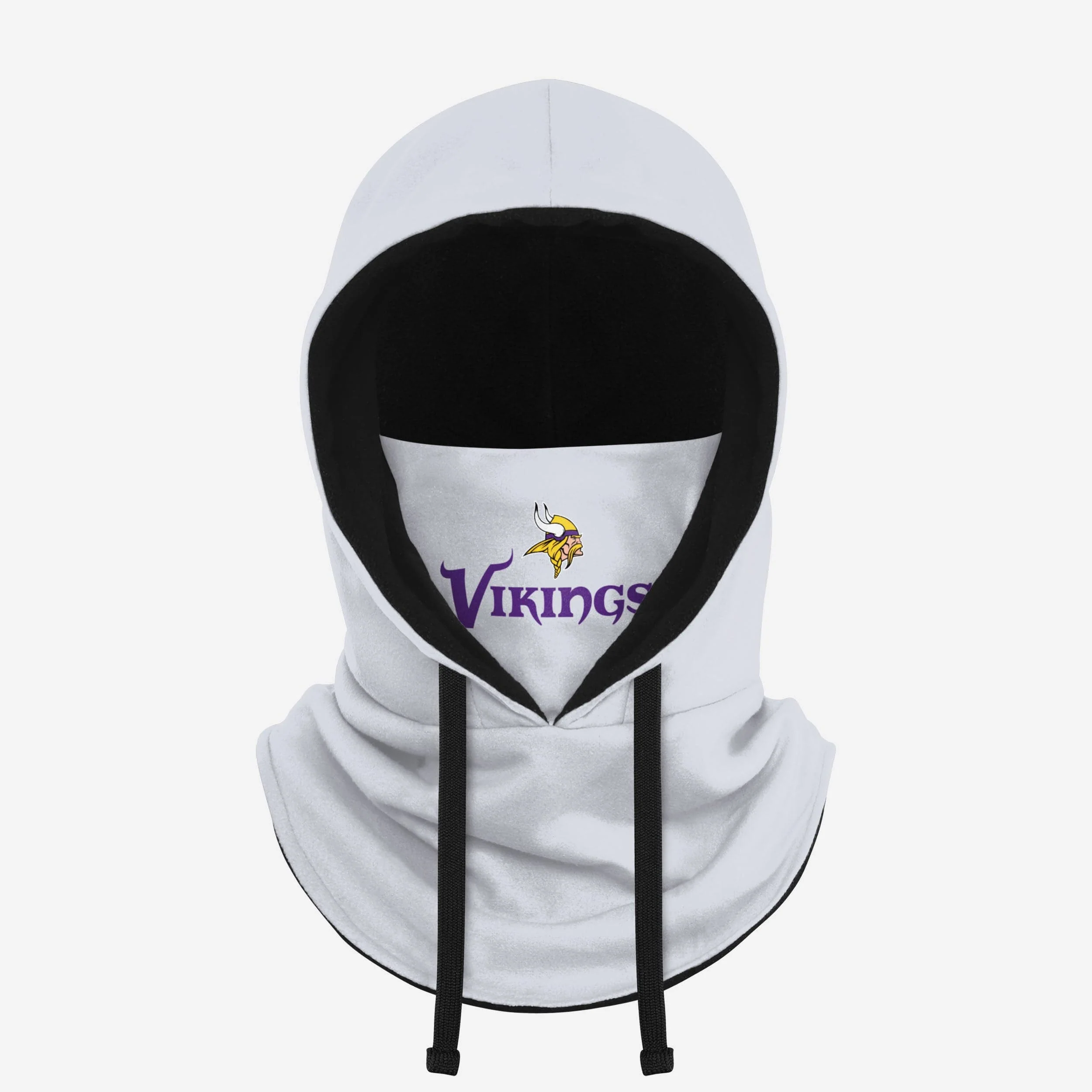 Minnesota Vikings White Drawstring Hooded Gaiter