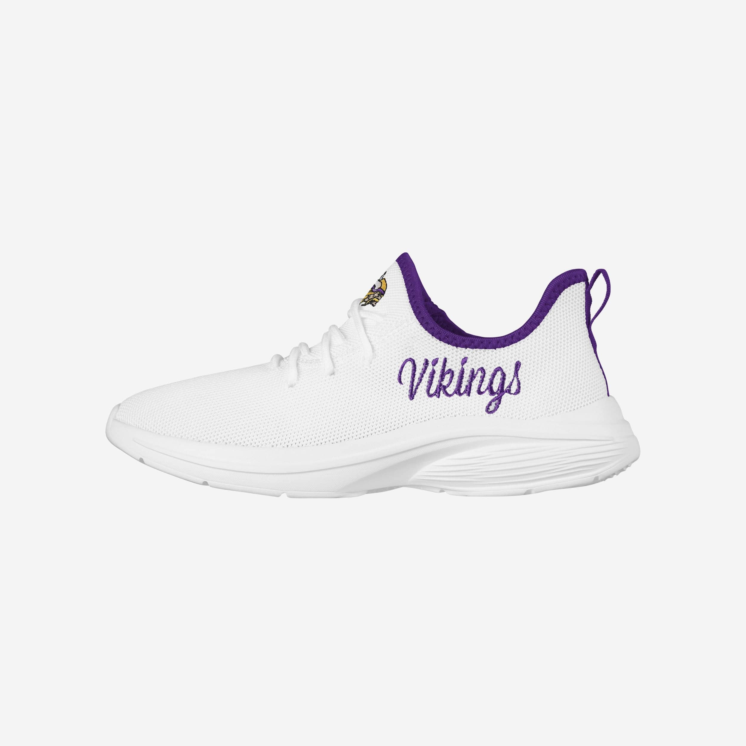 Minnesota Vikings Womens Midsole White Sneakers
