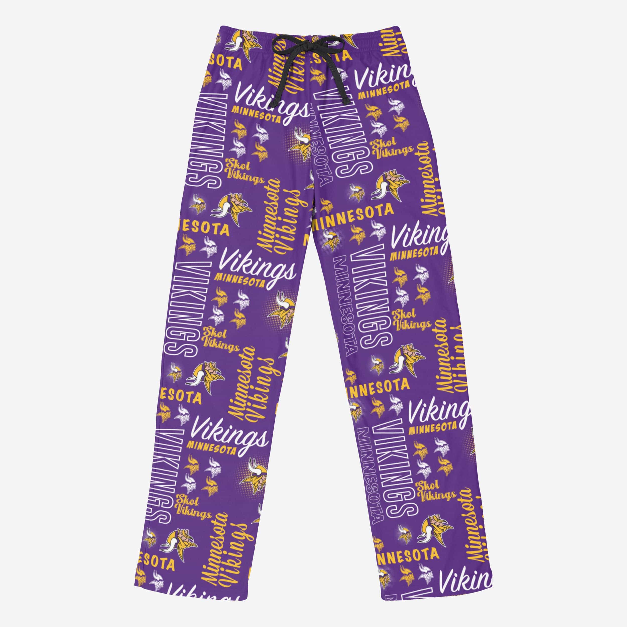 Minnesota Vikings Womens Mini Print Lounge Pants - Image 4