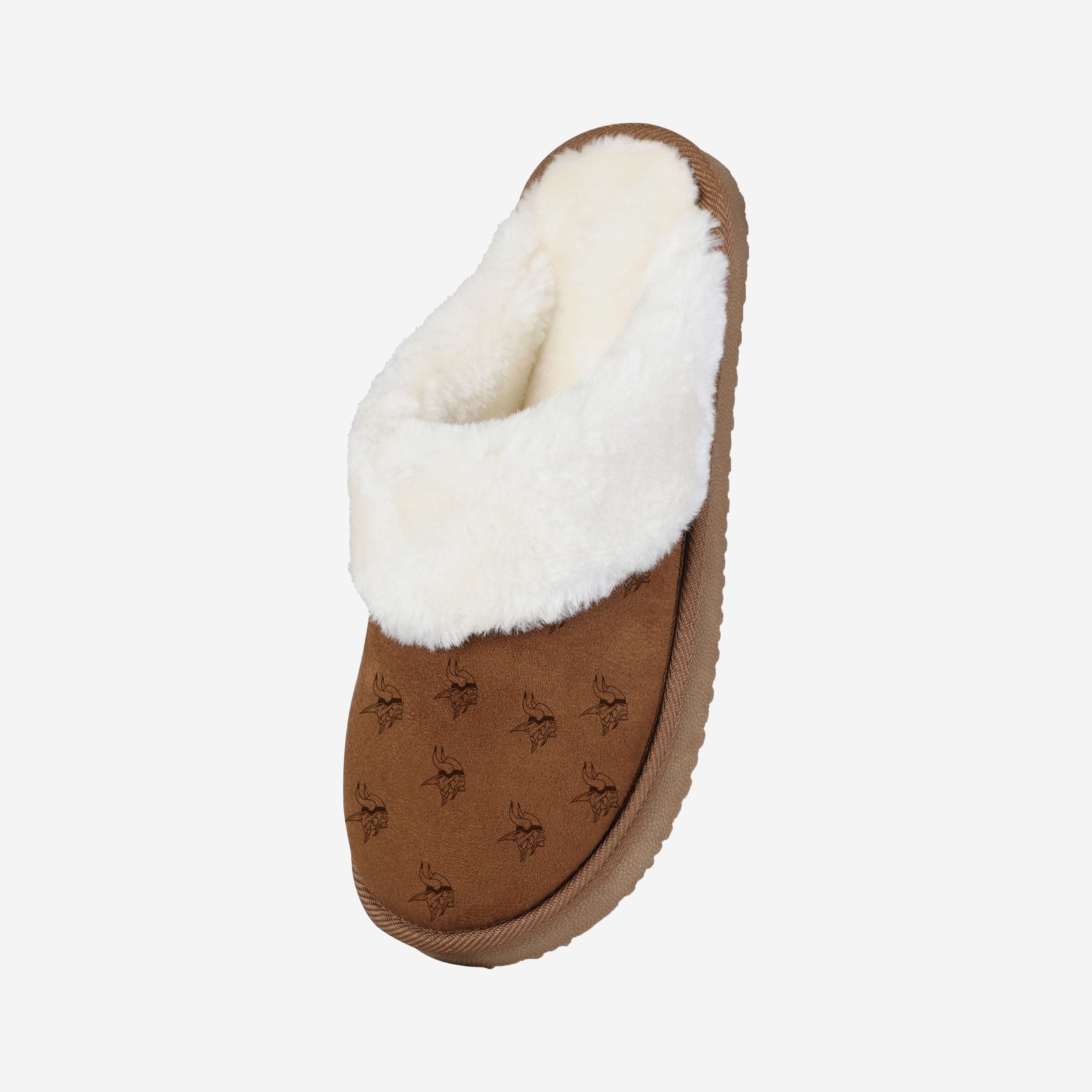 Minnesota Vikings Womens Repeat Logo Moccasin Slipper - Image 3