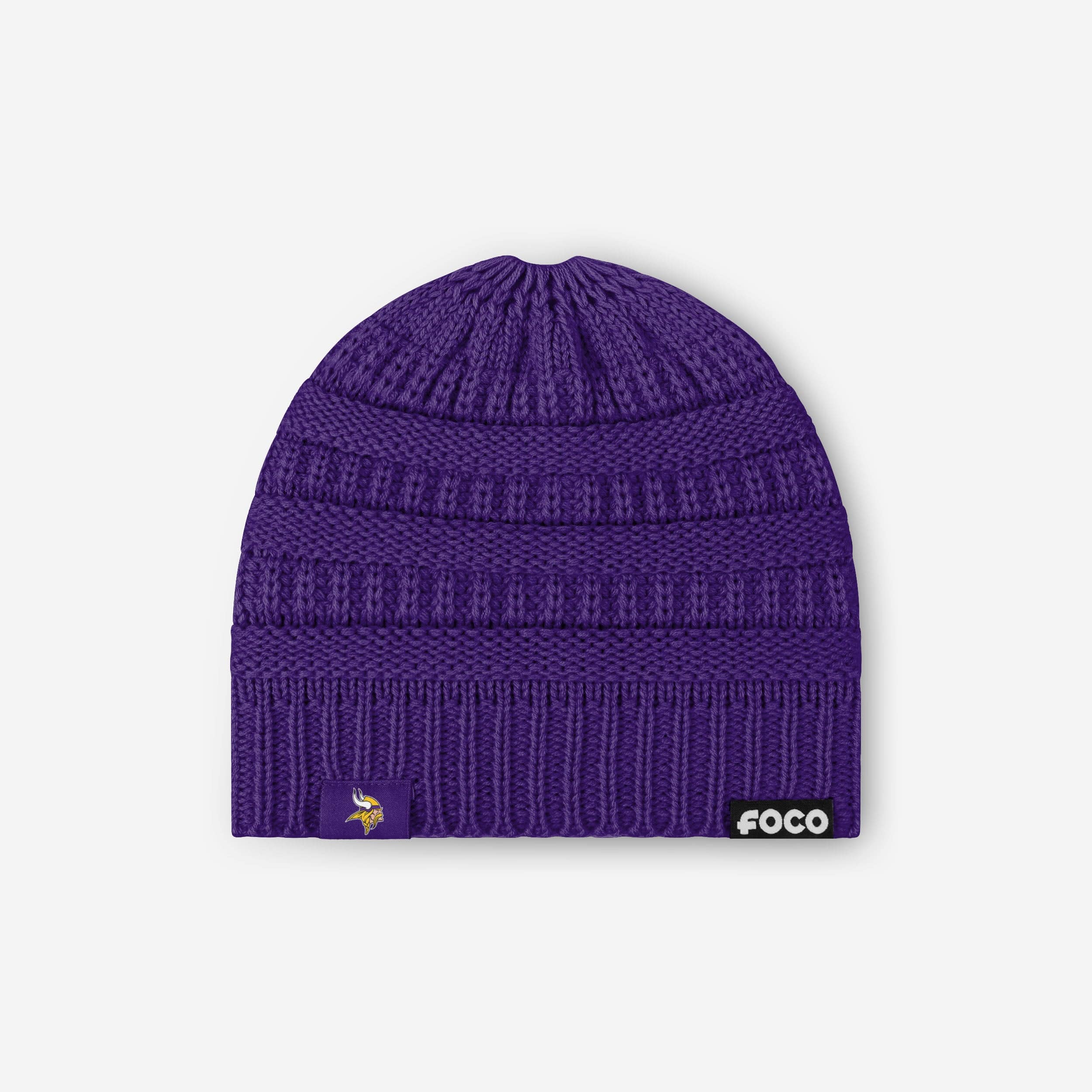 Minnesota Vikings Womens Solid Ponytail Beanie