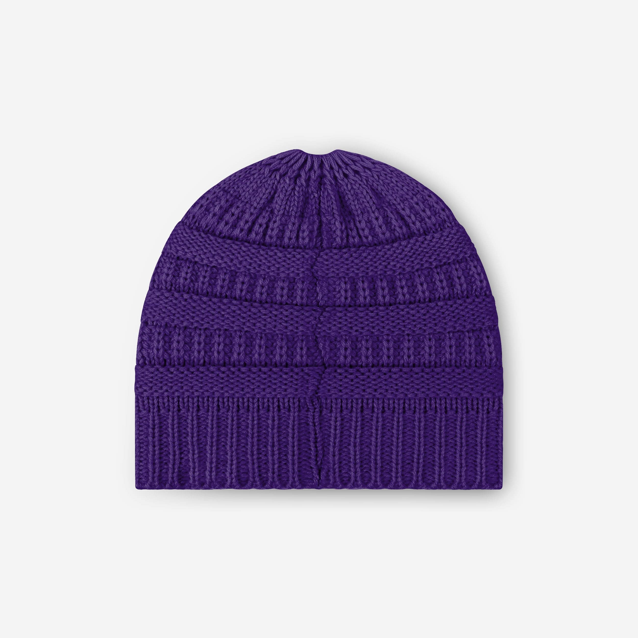 Minnesota Vikings Womens Solid Ponytail Beanie - Image 2