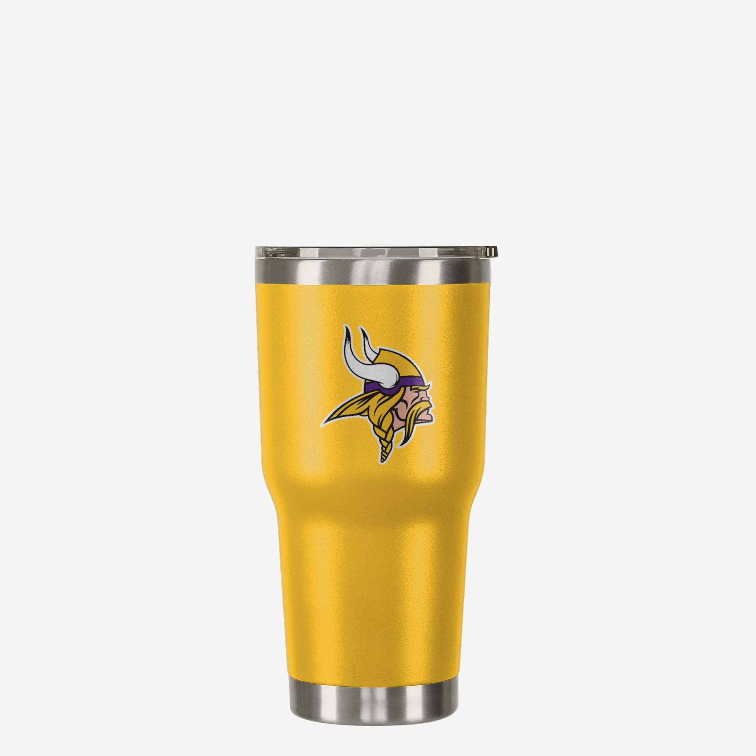 Minnesota Vikings Yellow Team Logo 30 oz Tumbler