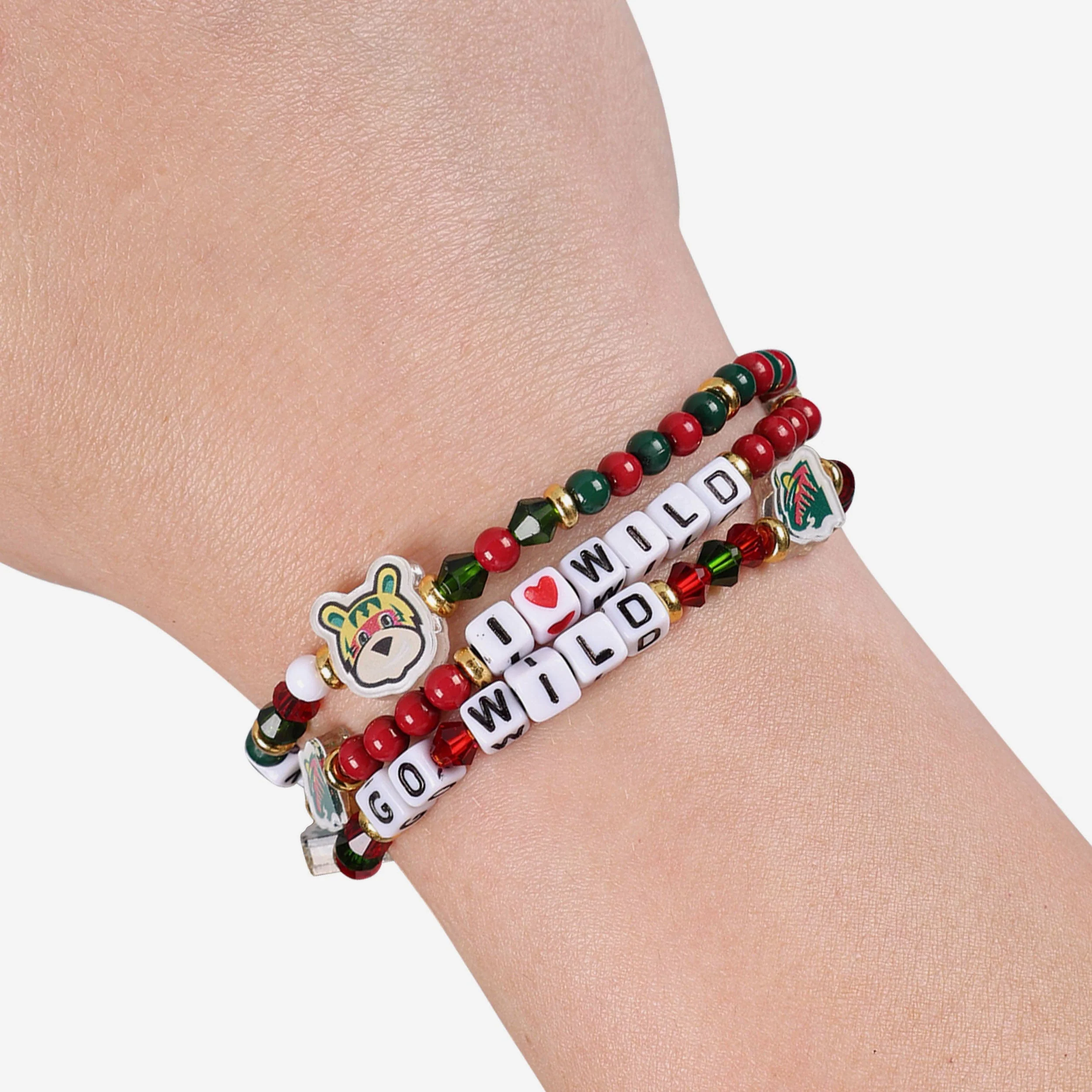 Minnesota Wild 3 Pack Friendship Bracelet - Image 4
