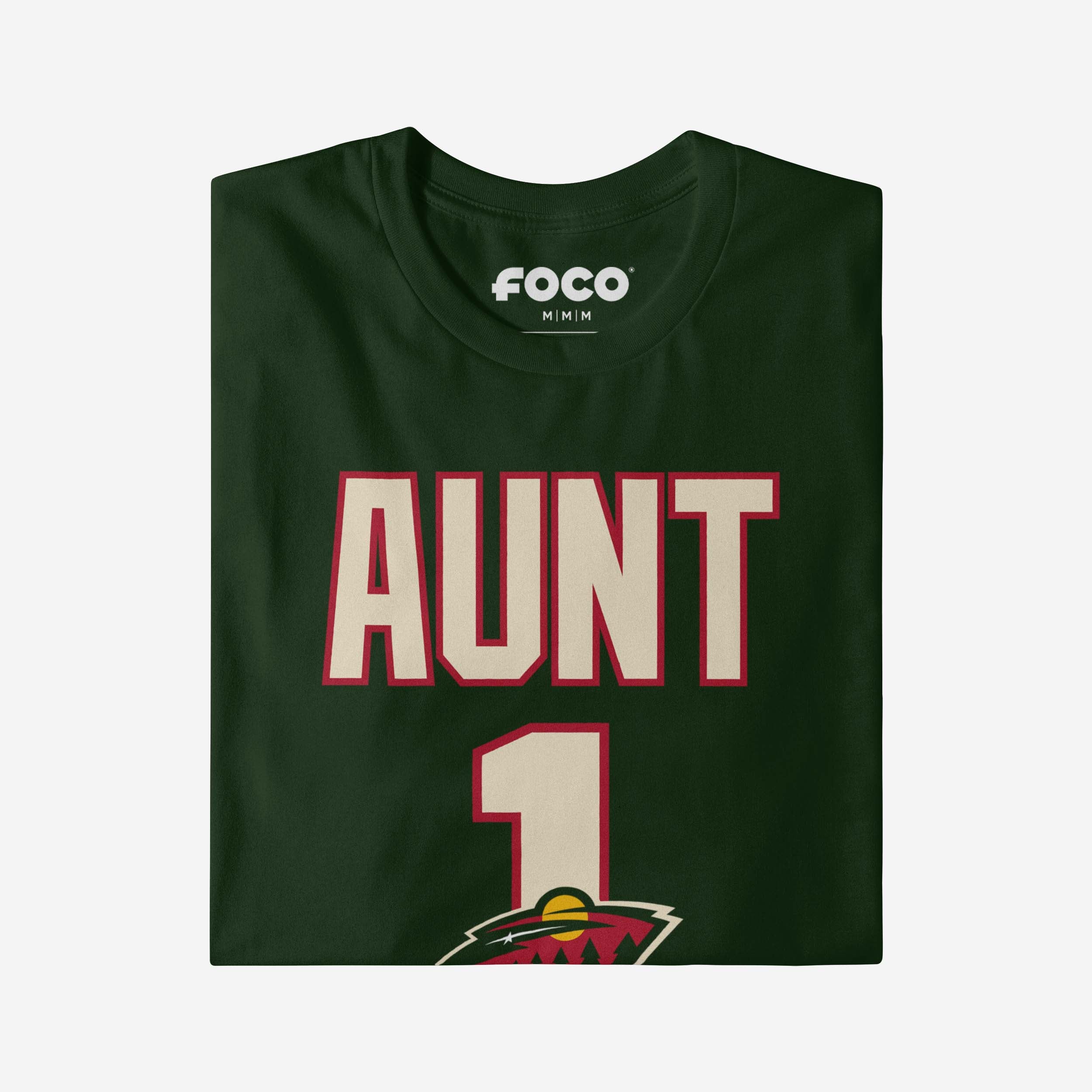 Minnesota Wild Number 1 Aunt T-Shirt - Image 3