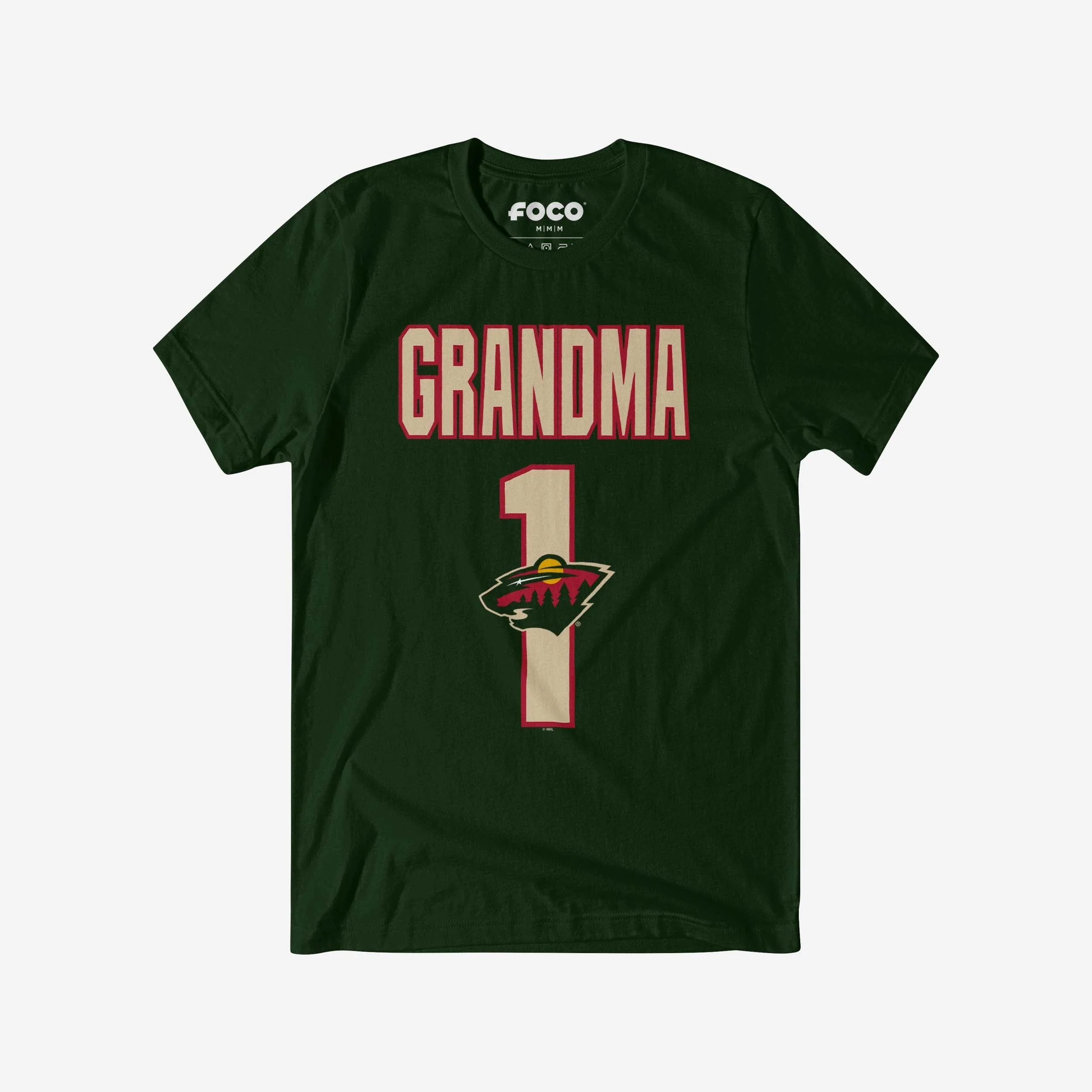 Minnesota Wild Number 1 Grandma T-Shirt