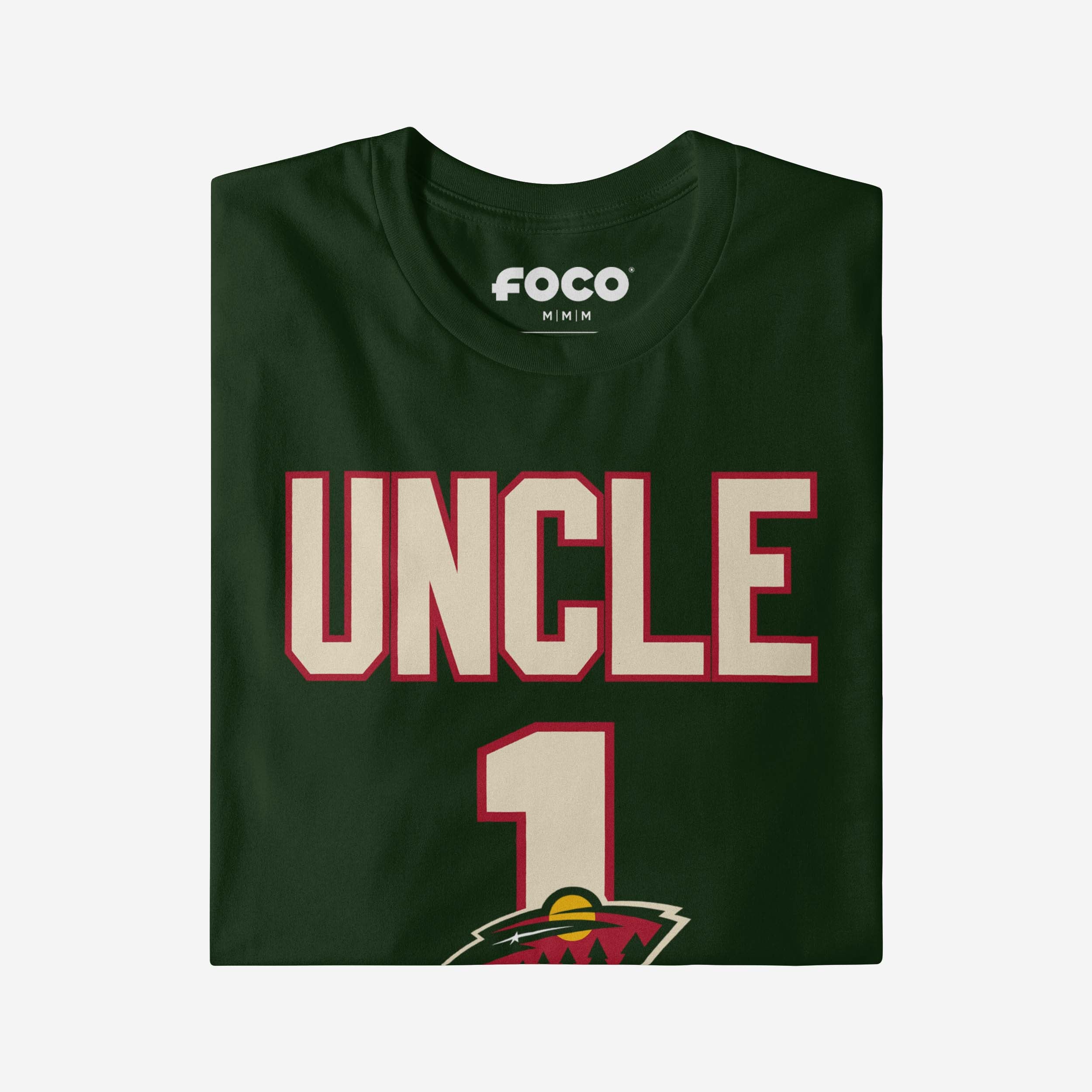 Minnesota Wild Number 1 Uncle T-Shirt - Image 3