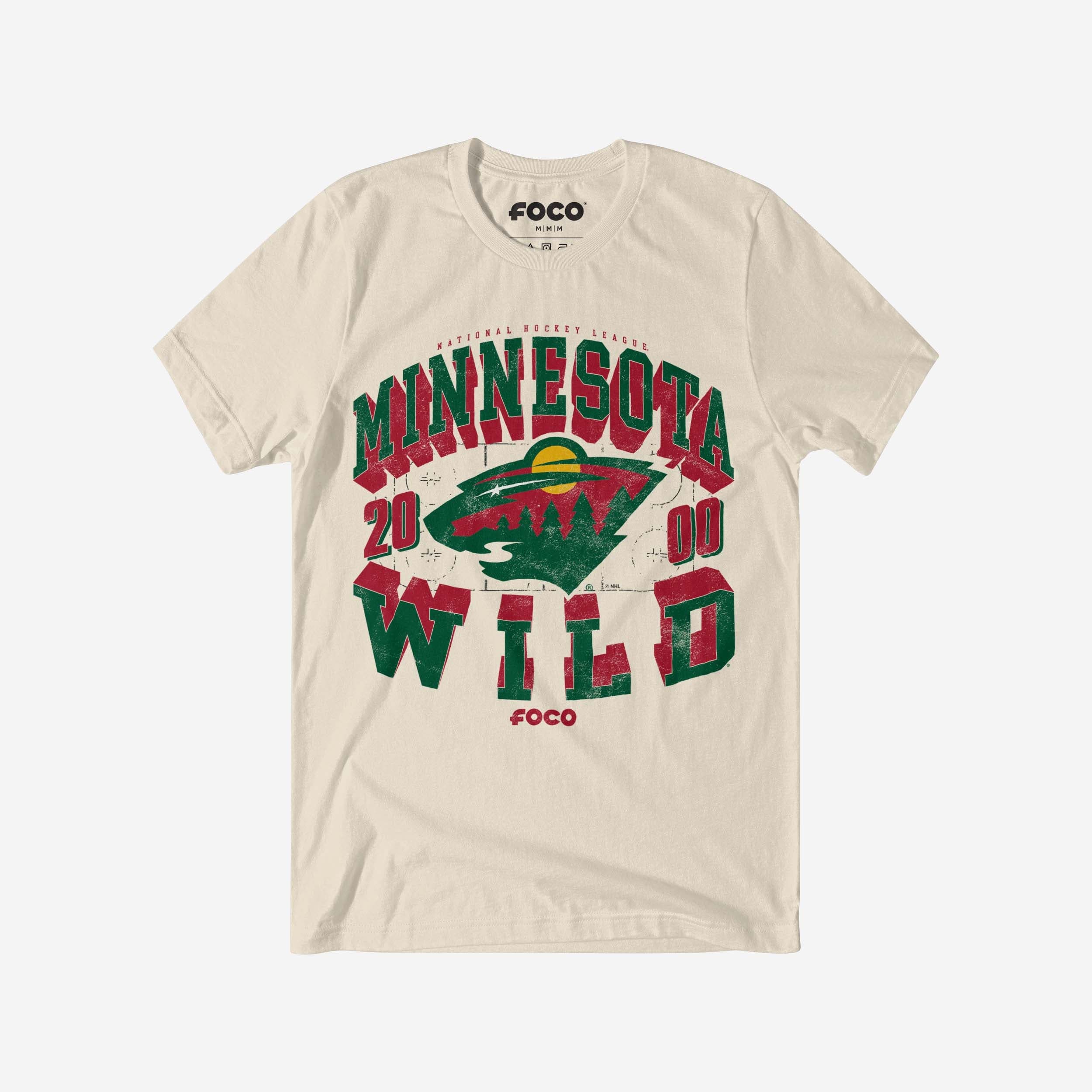 Minnesota Wild Rink Arched Wordmark T-Shirt