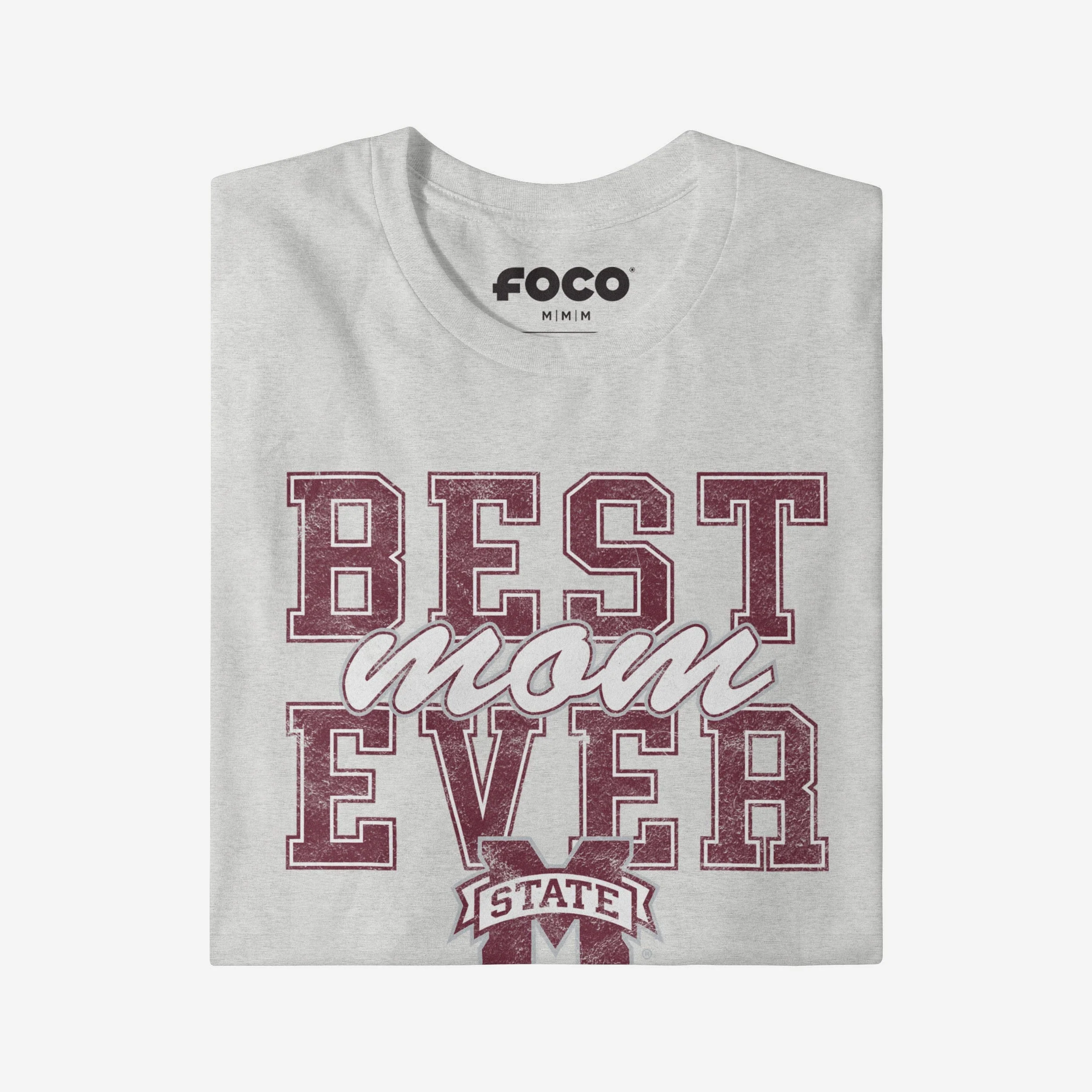 Mississippi State Bulldogs Best Mom Ever Stacked T-Shirt - Image 3