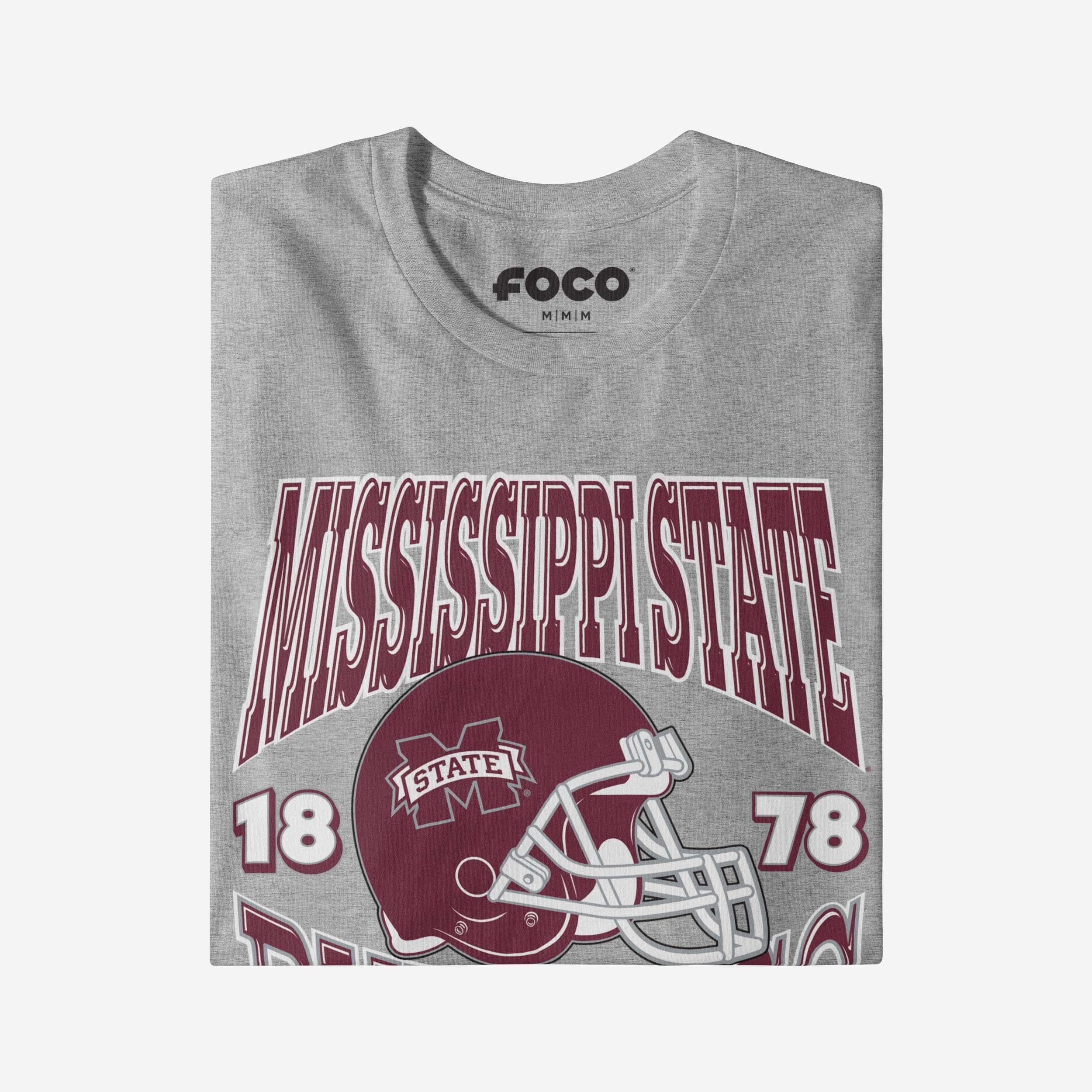 Mississippi State Bulldogs Classic Team Helmet T-Shirt - Image 4