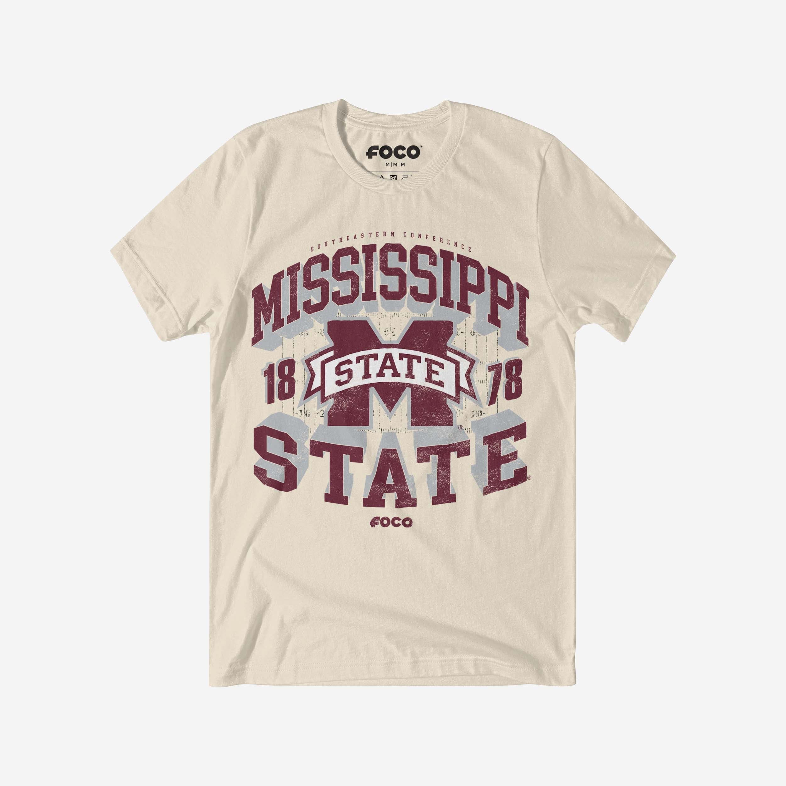 Mississippi State Bulldogs Field Arched Wordmark T-Shirt