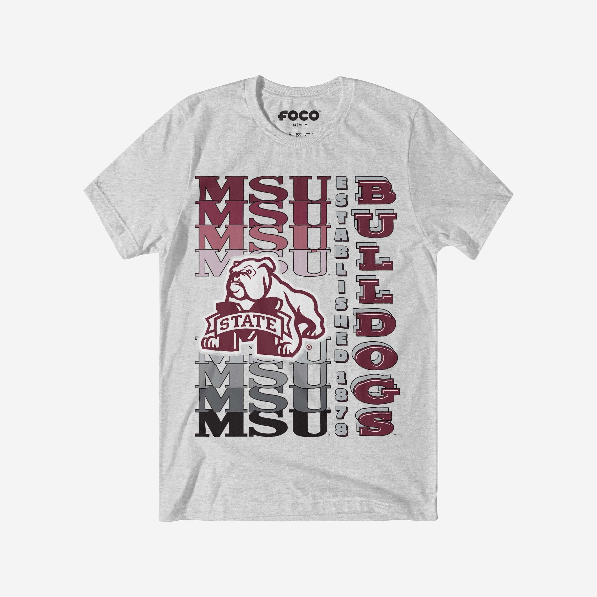 Mississippi State Bulldogs Gradient Wordmark T-Shirt
