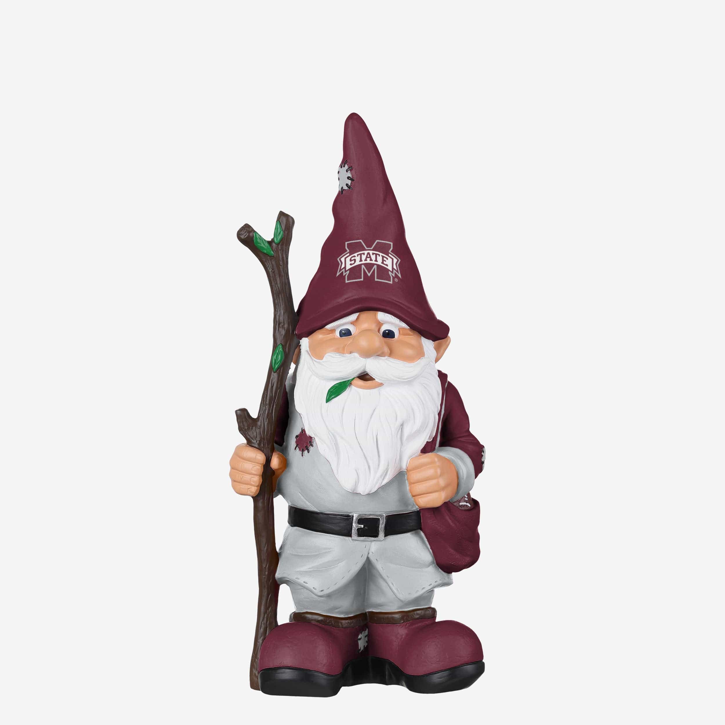 Mississippi State Bulldogs Holding Stick Gnome