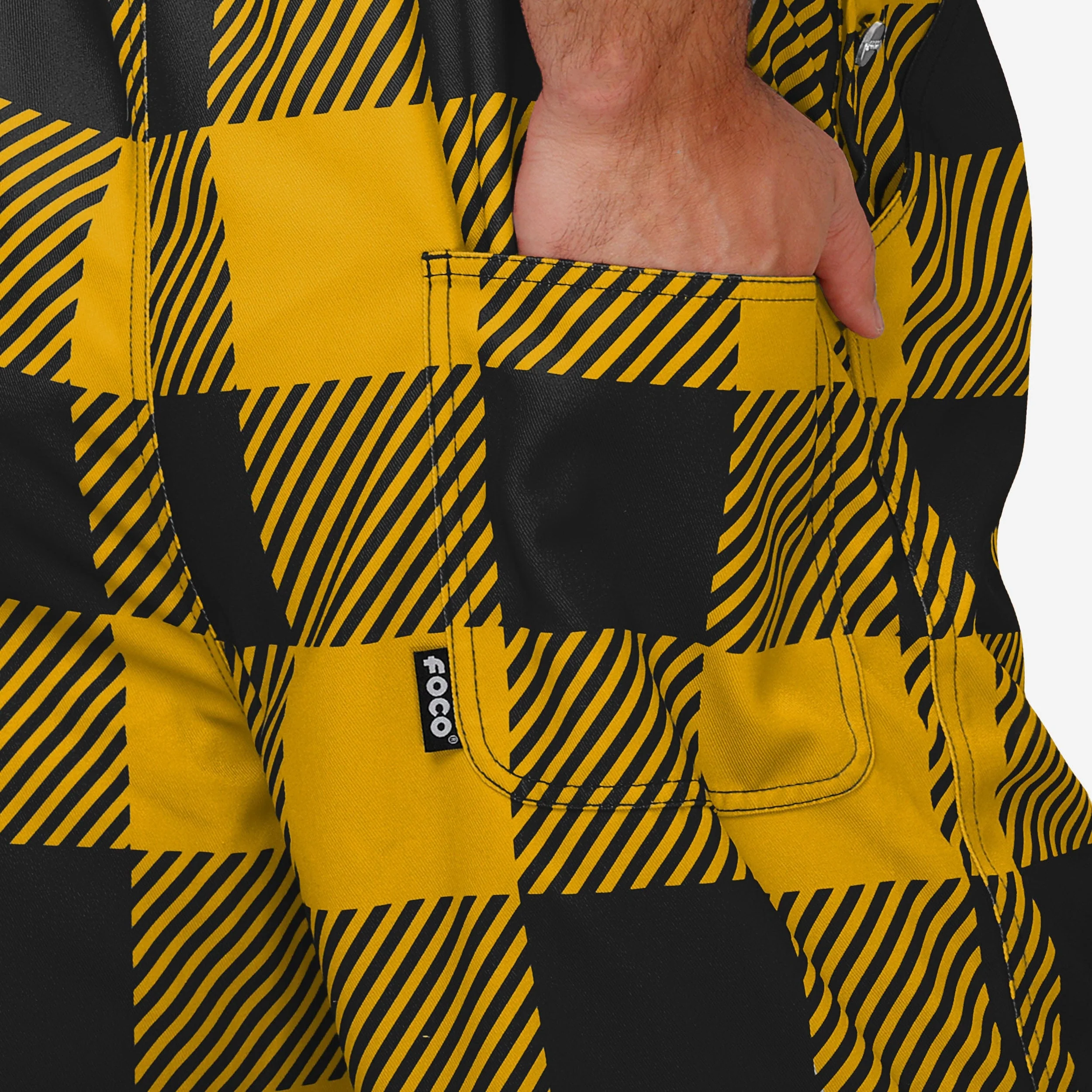 Missouri Tigers Mens Plaid Bib Overalls - Image 6