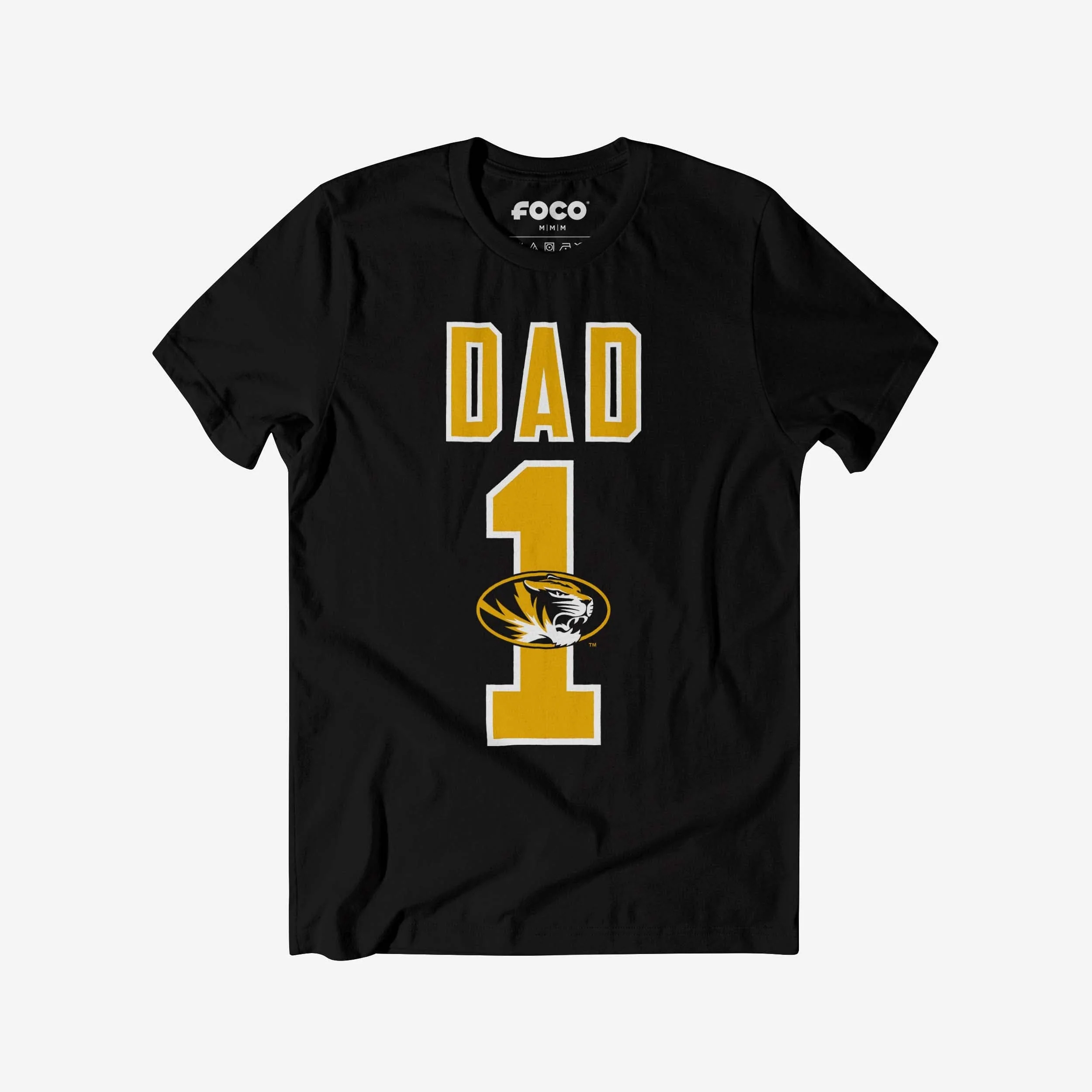 Missouri Tigers Number 1 Dad T-Shirt