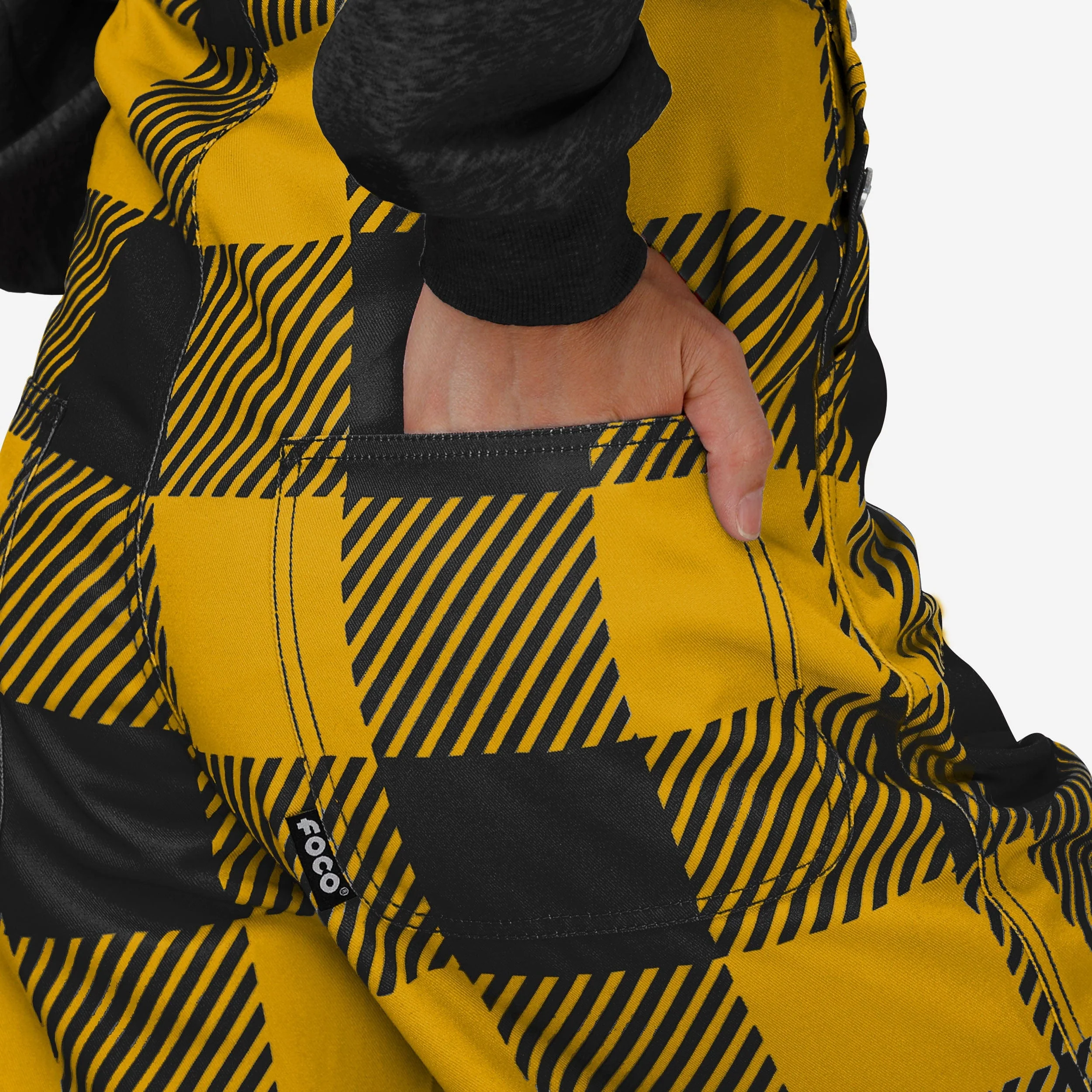 Missouri Tigers Womens Plaid Bib Overalls - Image 6