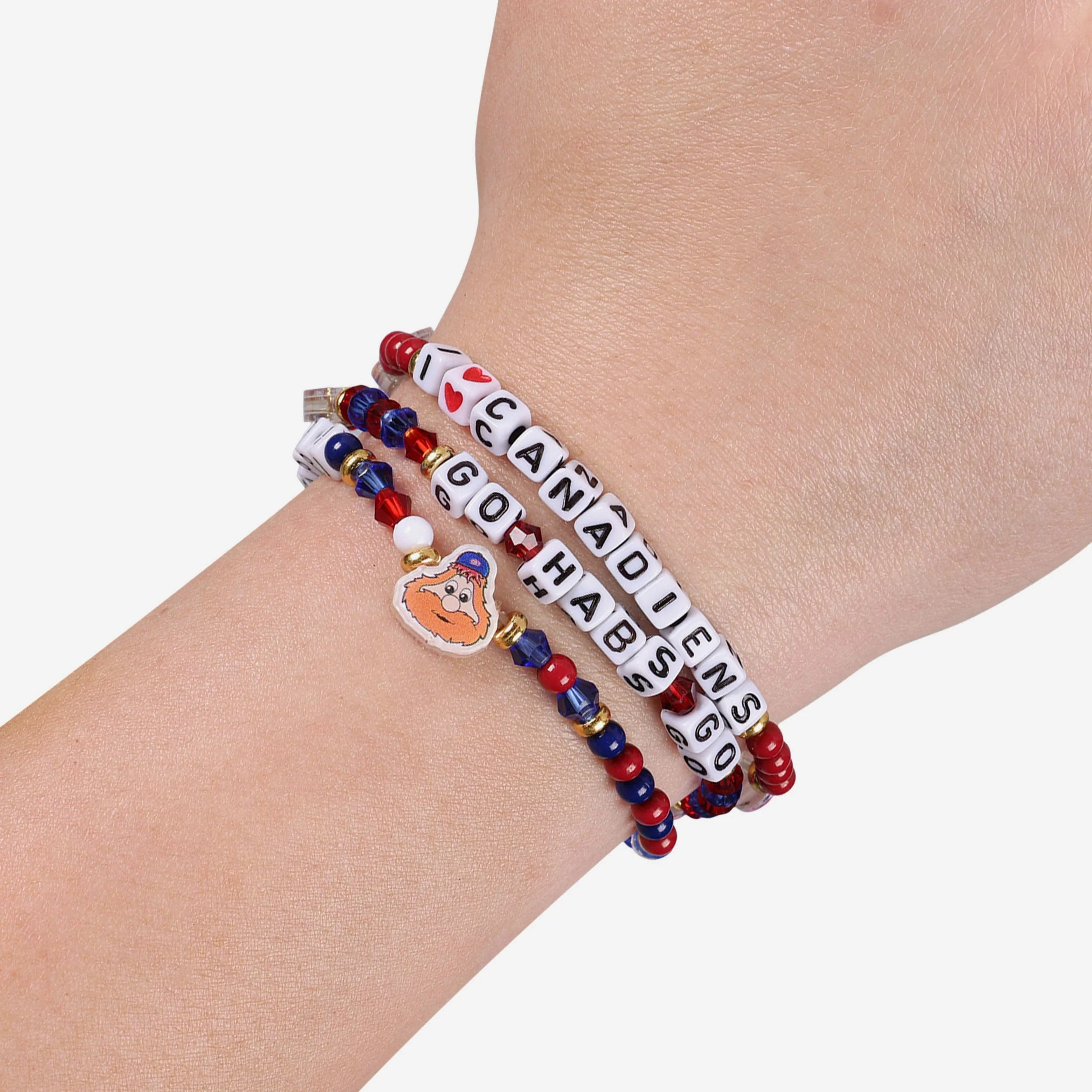 Montreal Canadiens 3 Pack Friendship Bracelet - Image 4