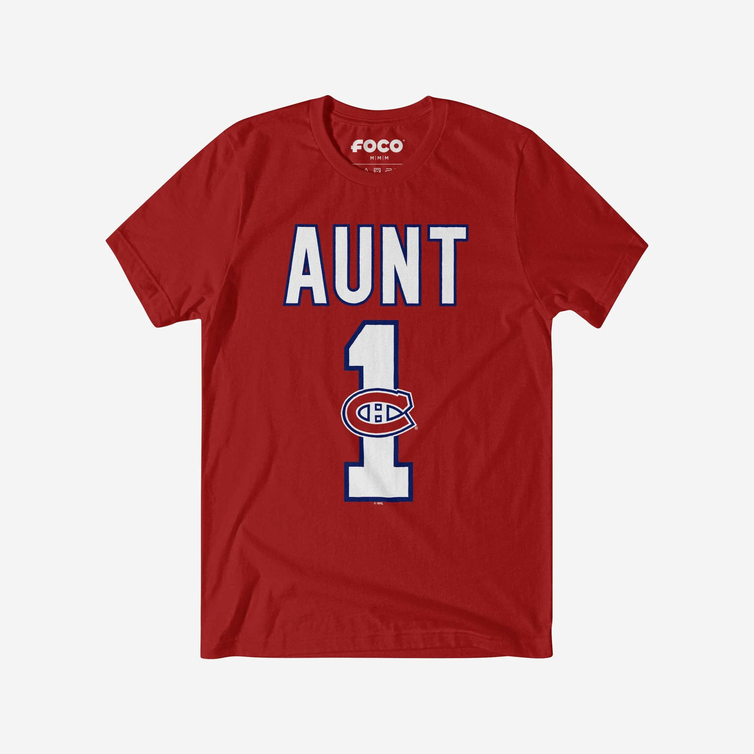 Montreal Canadiens Number 1 Aunt T-Shirt