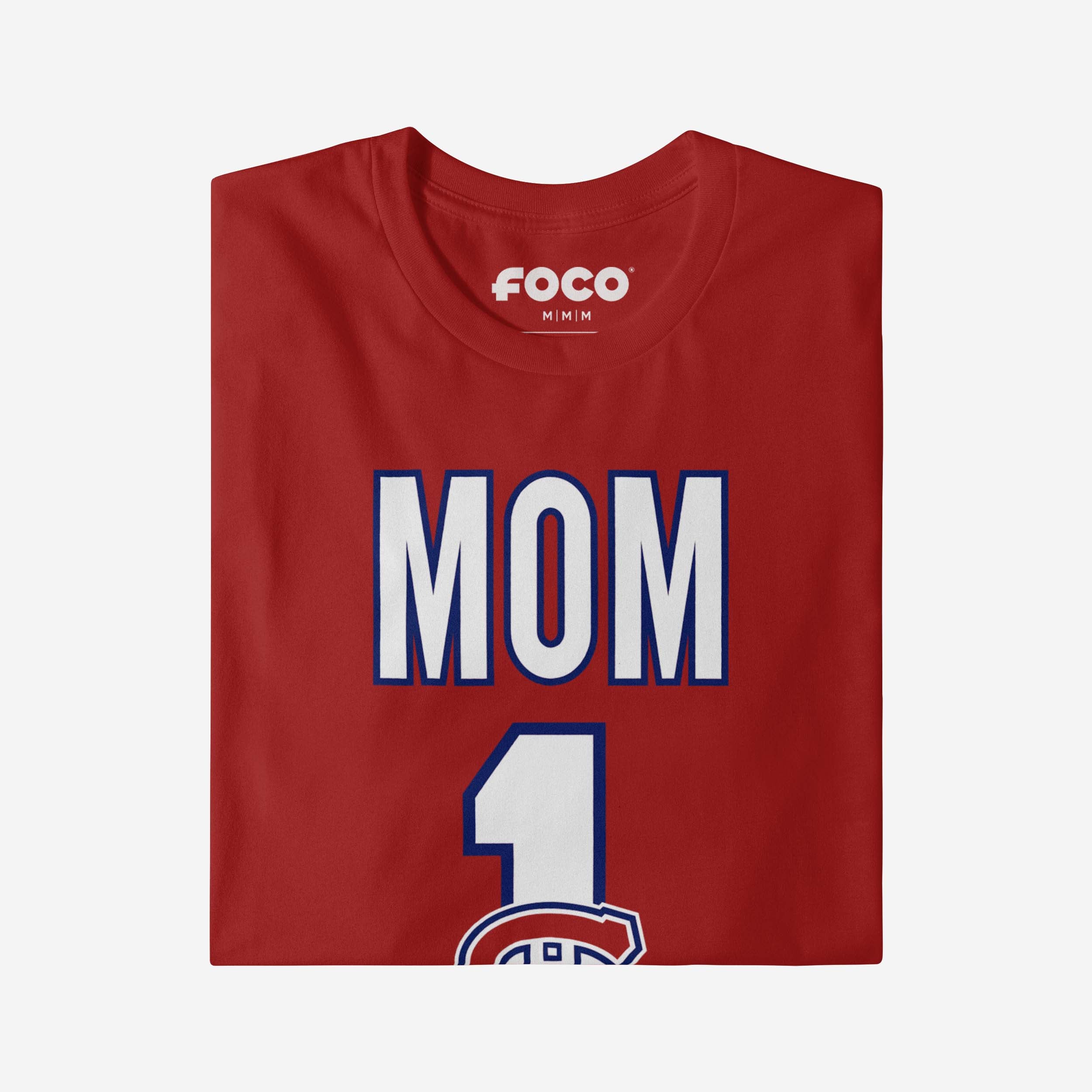 Montreal Canadiens Number 1 Mom T-Shirt - Image 3