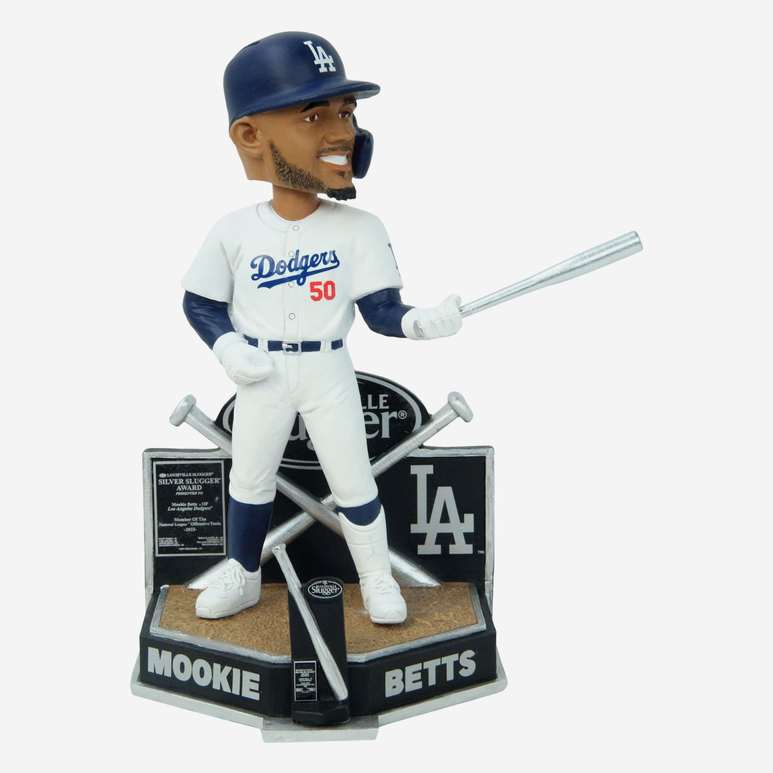 Mookie Betts Los Angeles Dodgers 2023 Silver Slugger Bobblehead