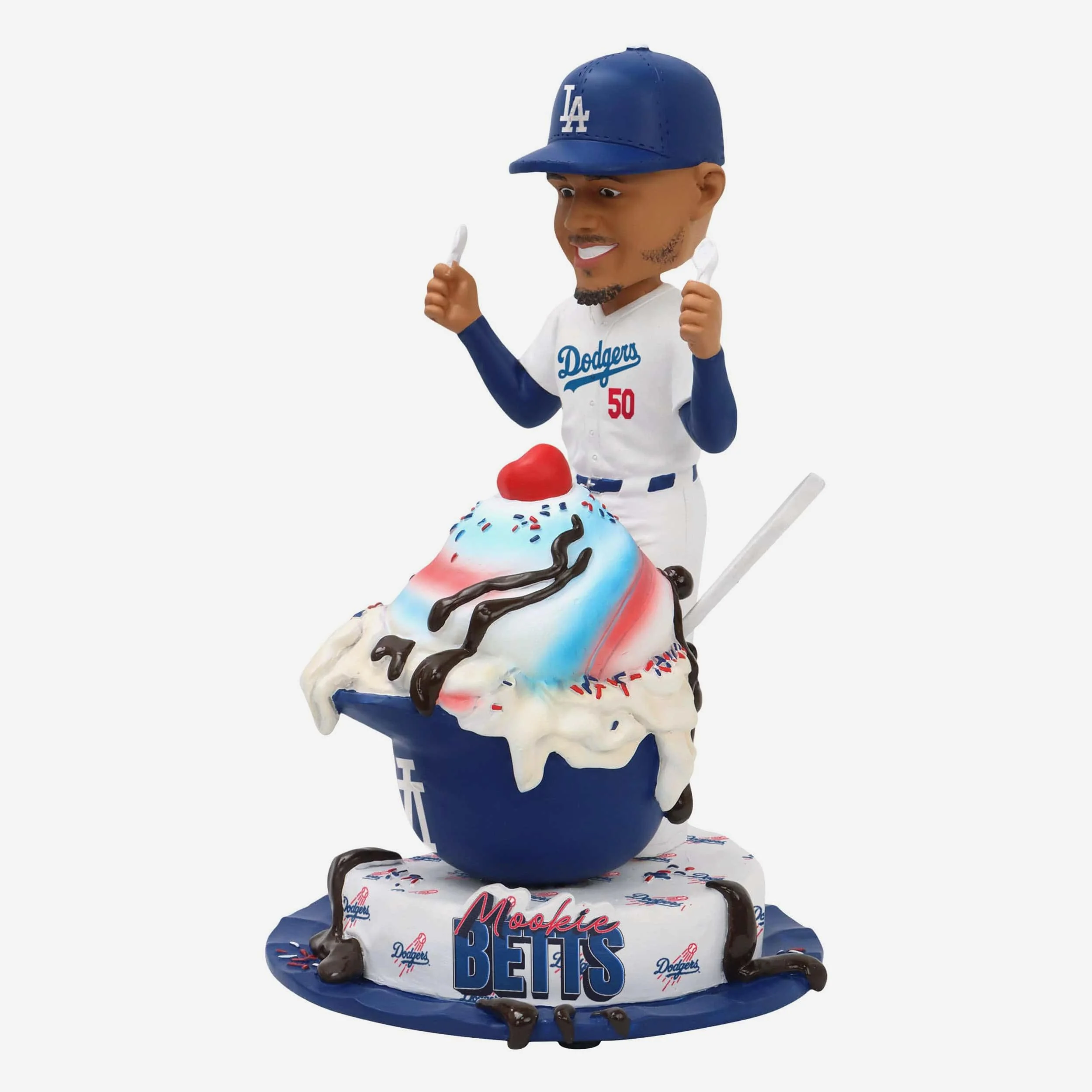 Mookie Betts Los Angeles Dodgers Ice Cream Helmet Bobblehead - Image 4