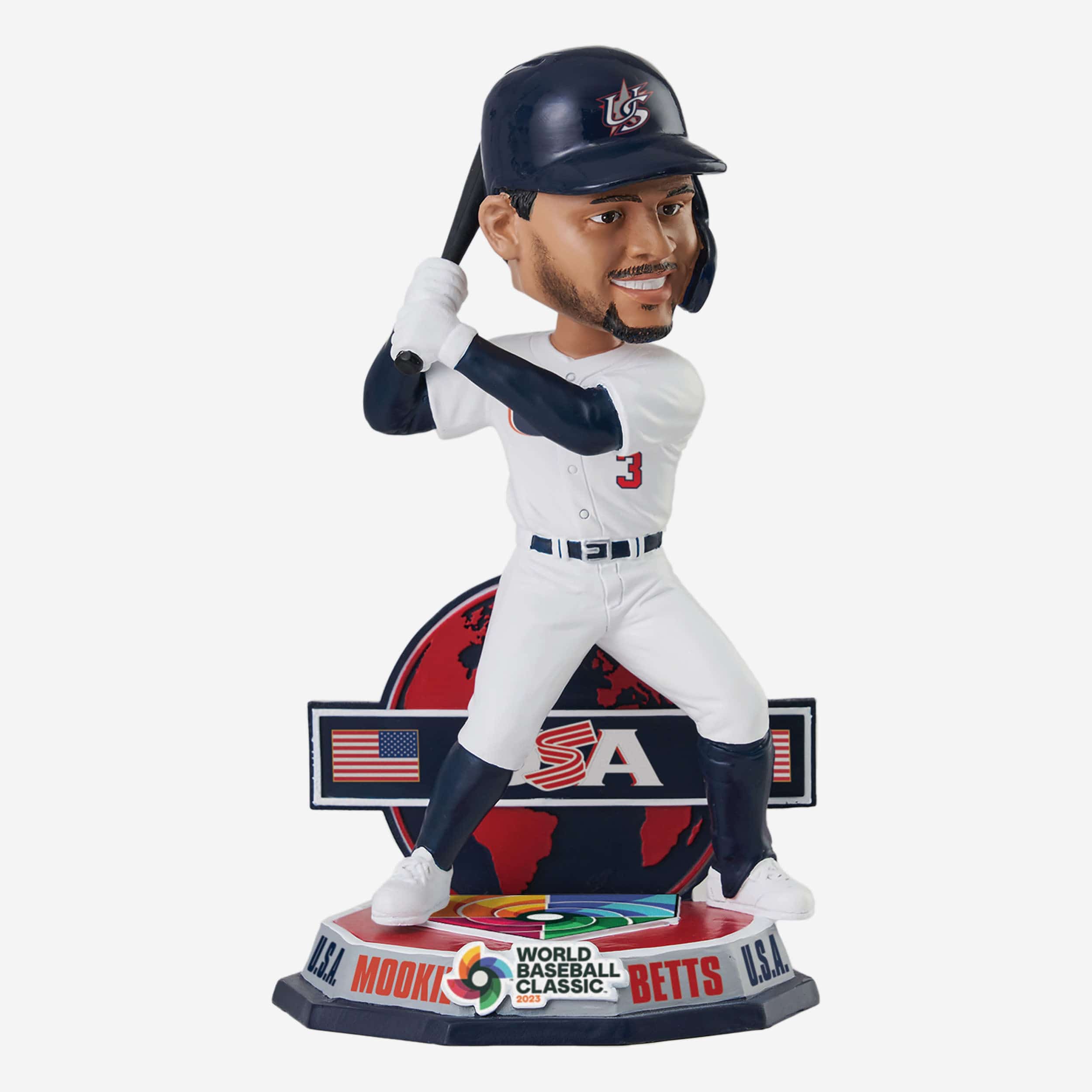 Mookie Betts USA 2023 World Baseball Classic Bobblehead
