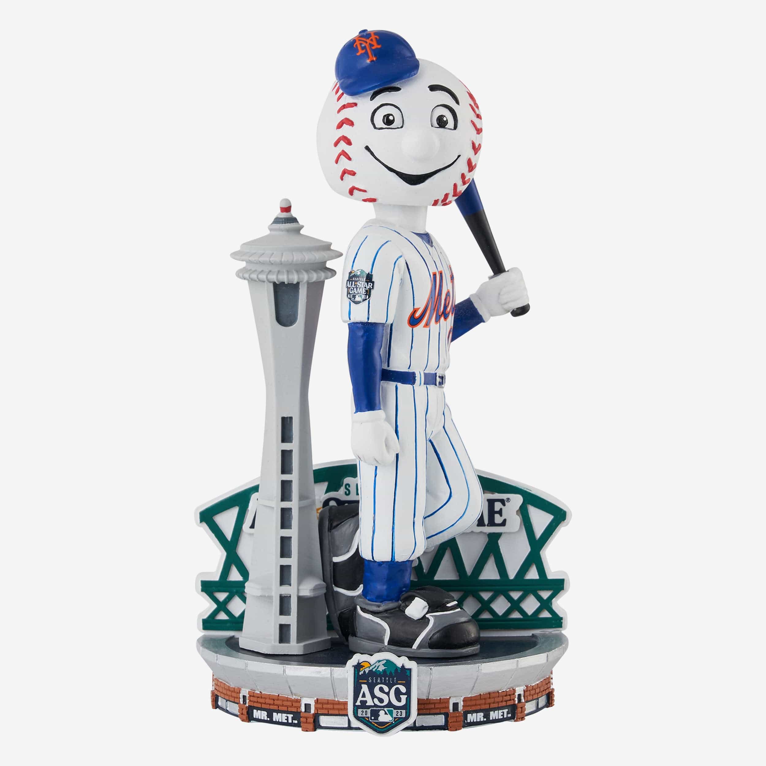 Mr Met New York Mets 2023 All-Star Bobbles on Parade Mascot Bobblehead