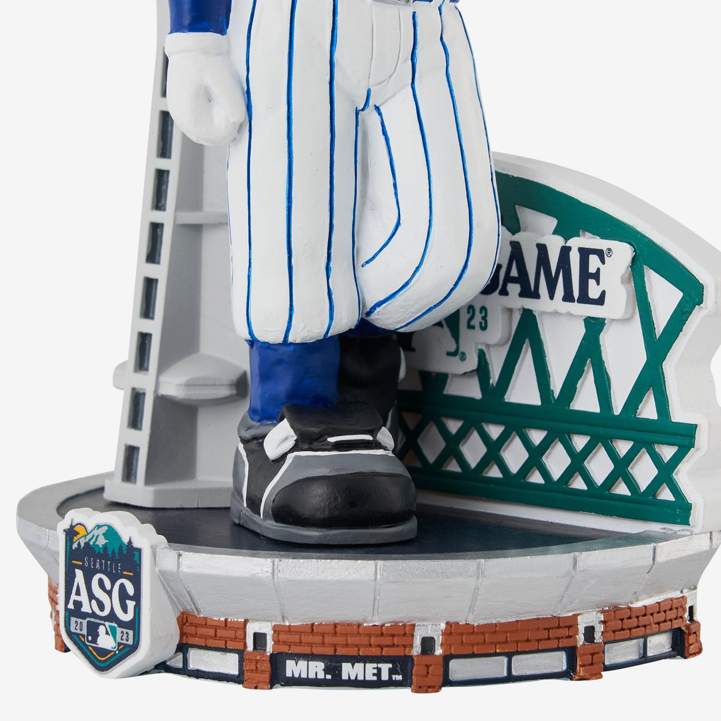 Mr Met New York Mets 2023 All-Star Bobbles on Parade Mascot Bobblehead - Image 3