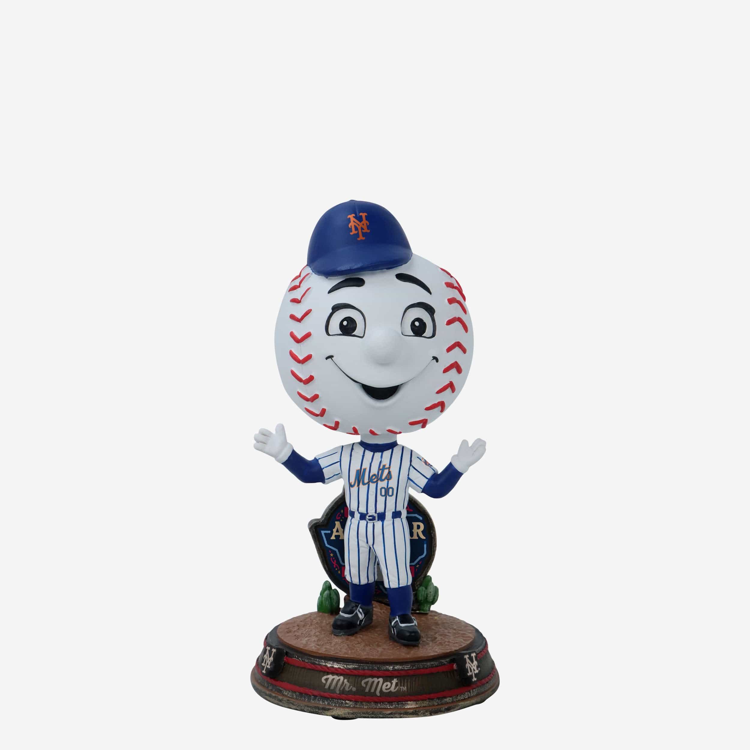 Mr Met New York Mets 2024 All-Star Bobbles on Parade Mascot Mini Bighead Bobblehead