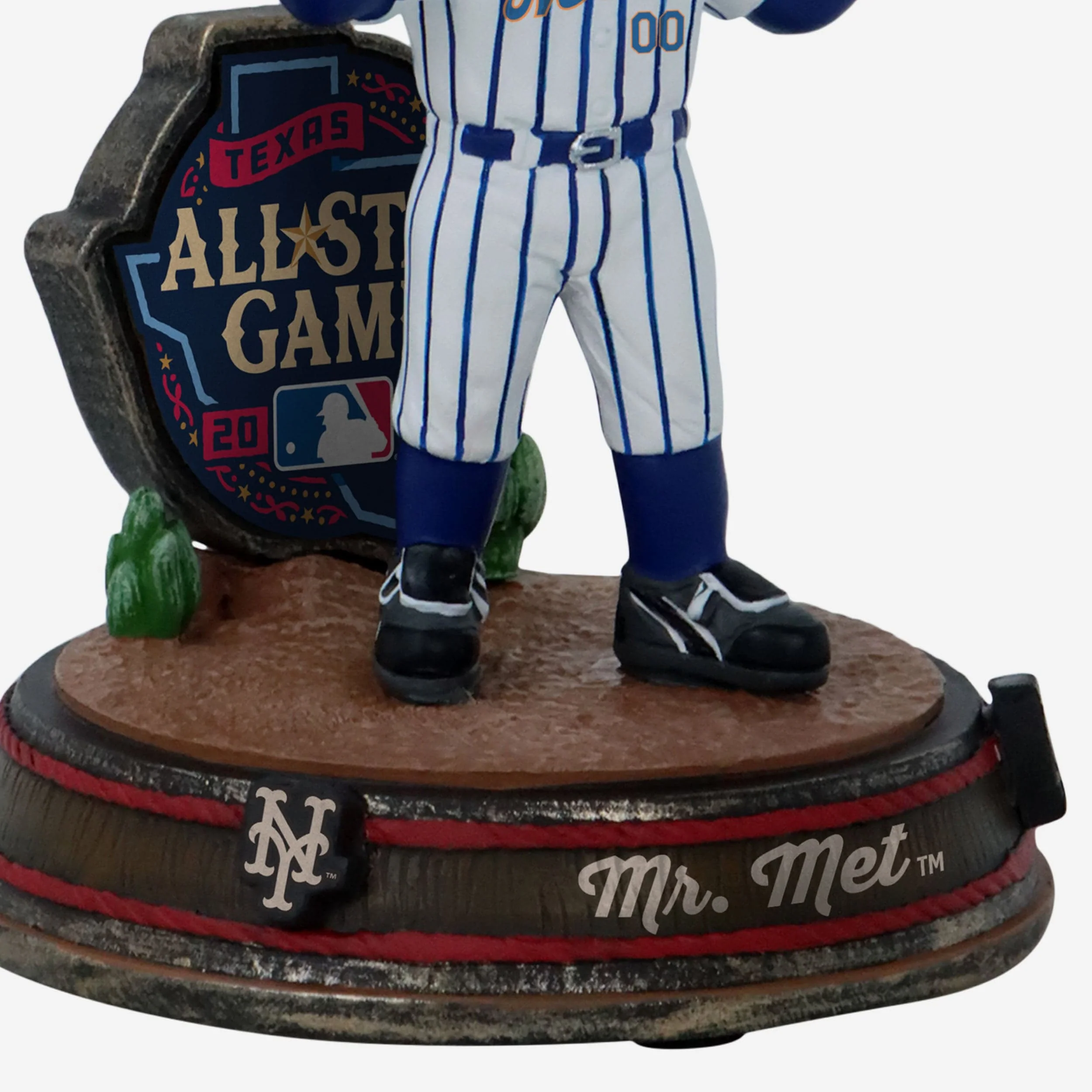 Mr Met New York Mets 2024 All-Star Bobbles on Parade Mascot Mini Bighead Bobblehead - Image 3