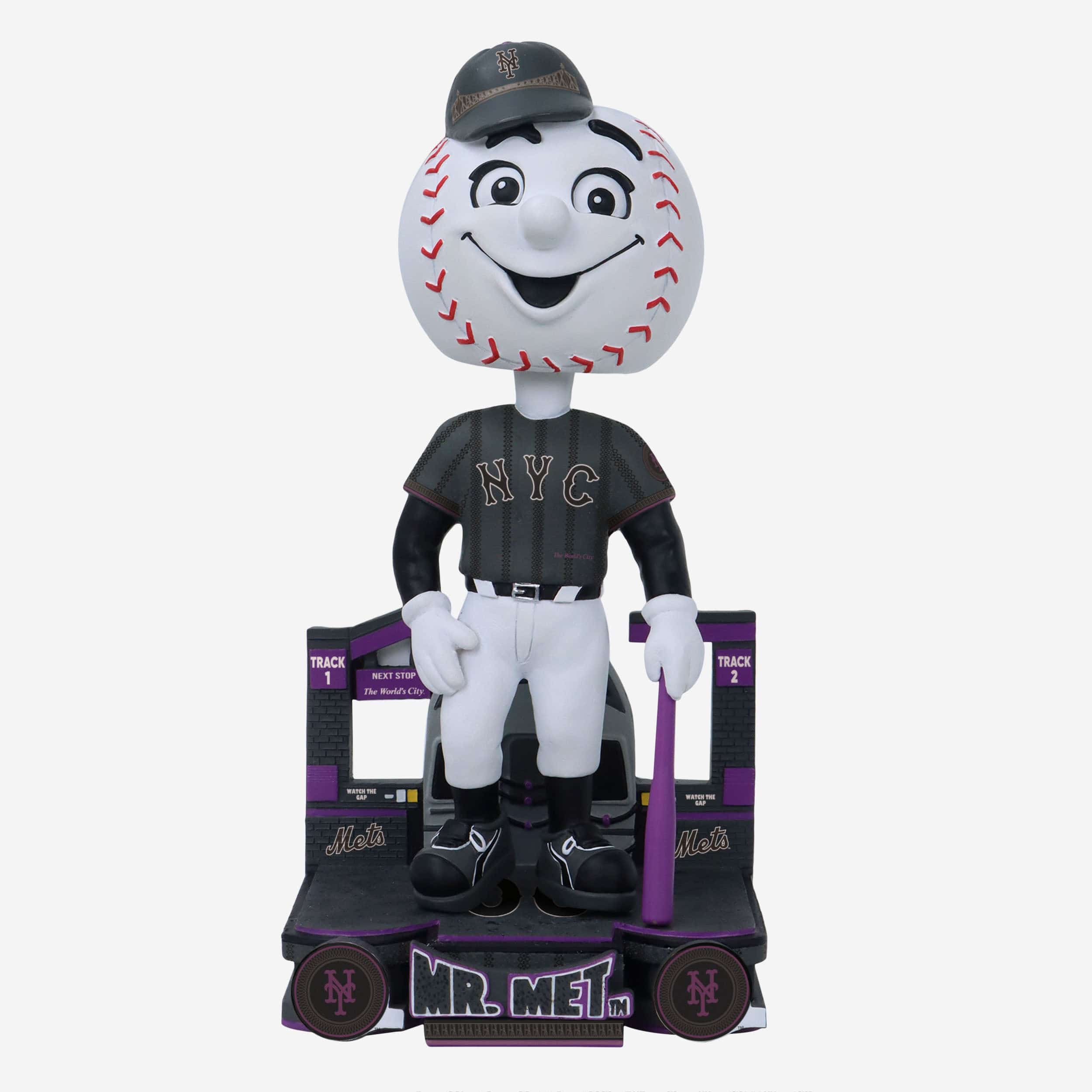 Mr Met New York Mets 2024 City Connect Mascot Bobblehead