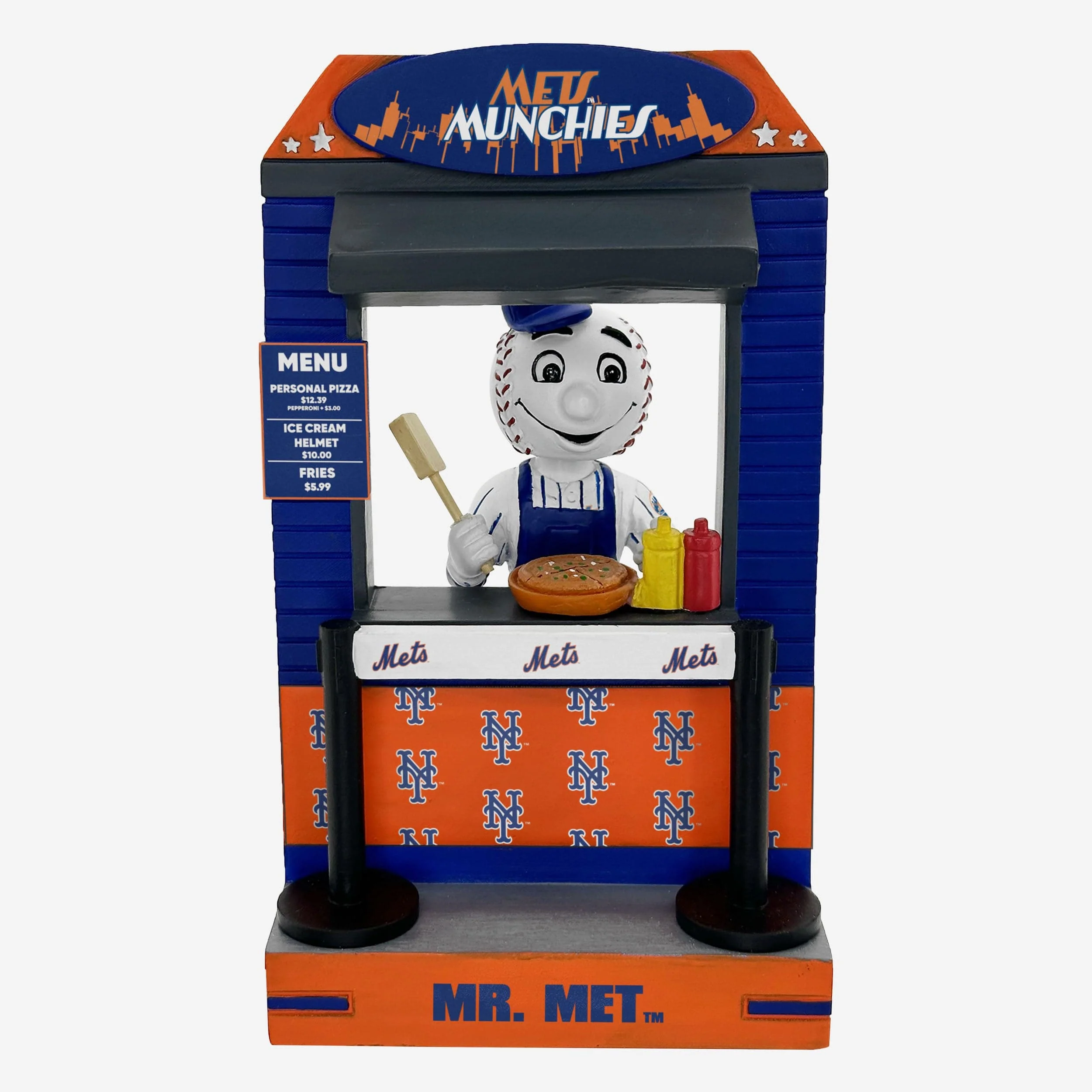 Mr Met New York Mets 2024 Opening Day Mascot Bobblehead