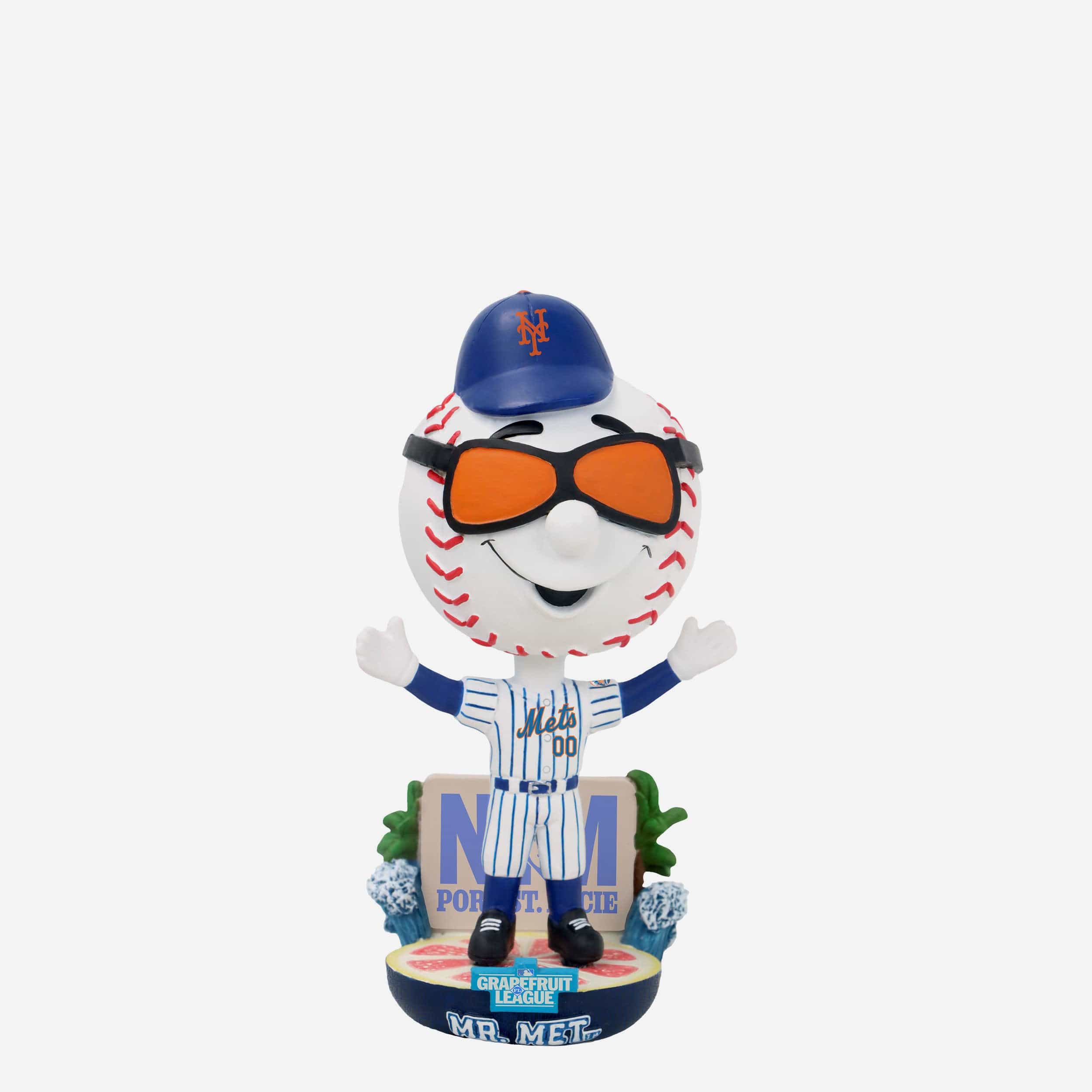 Mr Met New York Mets 2025 Spring Training Grapefruit League Mascot Mini Bighead Bobblehead