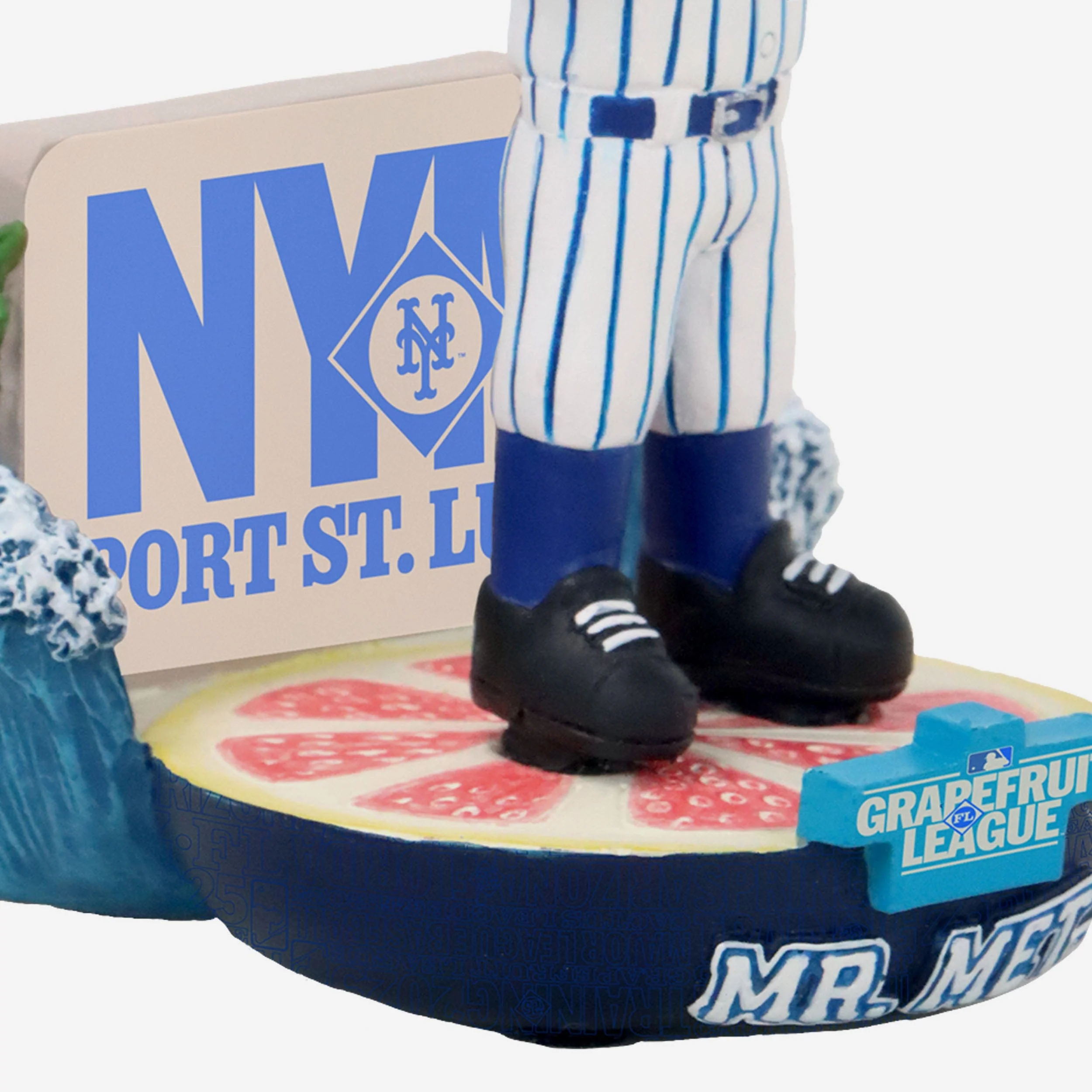 Mr Met New York Mets 2025 Spring Training Grapefruit League Mascot Mini Bighead Bobblehead - Image 3