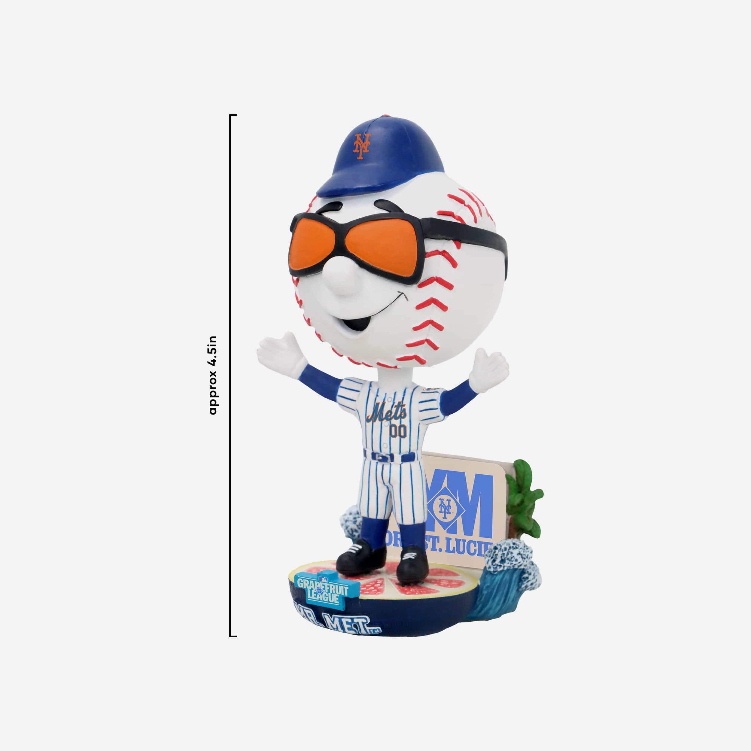 Mr Met New York Mets 2025 Spring Training Grapefruit League Mascot Mini Bighead Bobblehead - Image 4