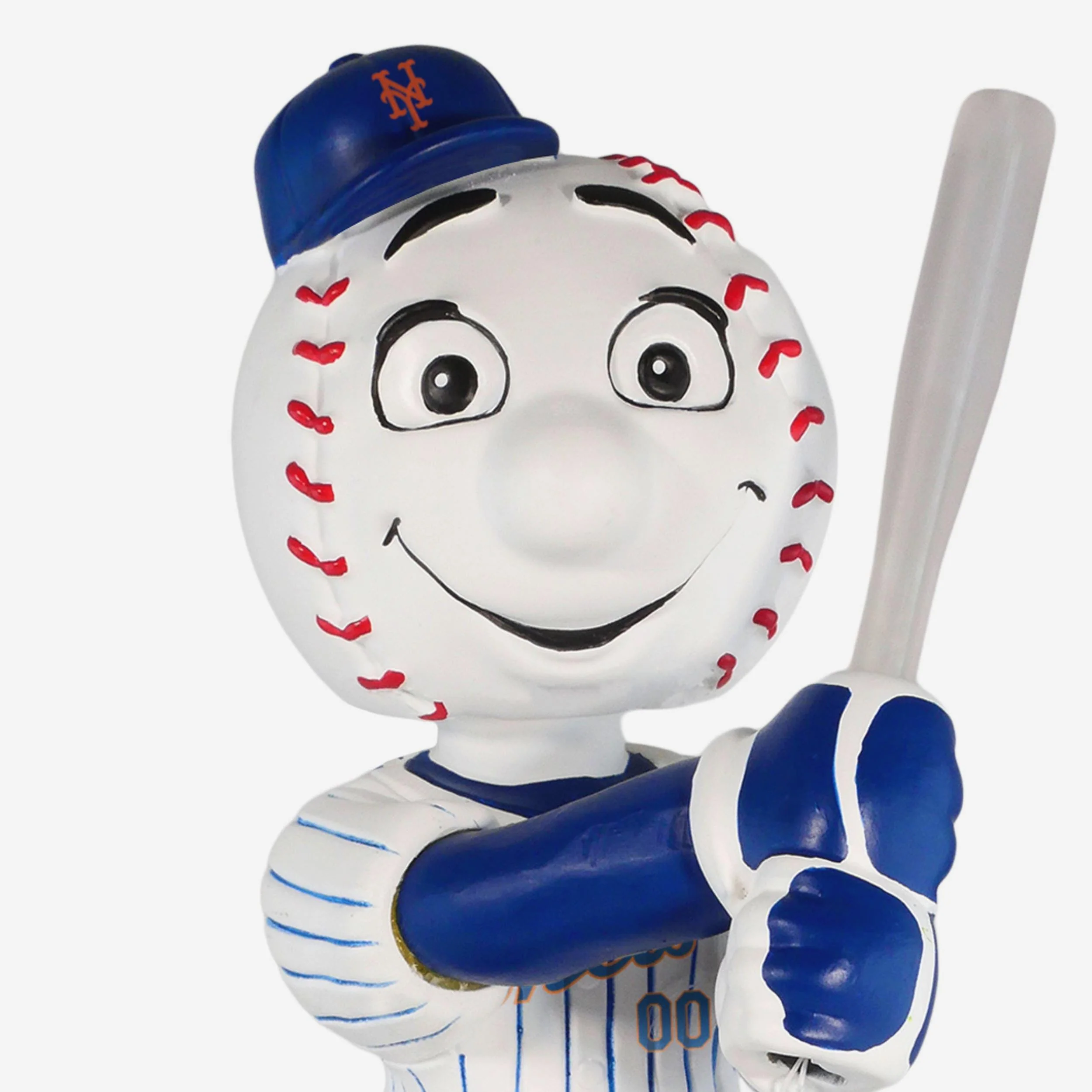 Mr Met New York Mets Light Up Bat Mascot Bobblehead - Image 3